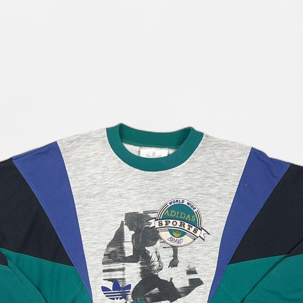 Vintage Adidas Multicoloured Sweatshirt (L)