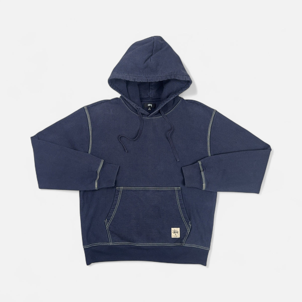 Vintage Stussy Blue Hoodie (M)