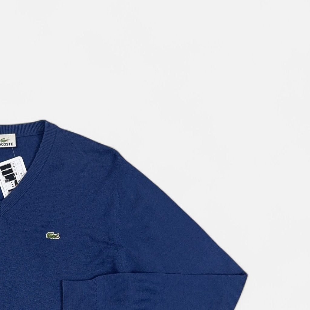 Vintage Lacoste Blue Knit Jumper (L)