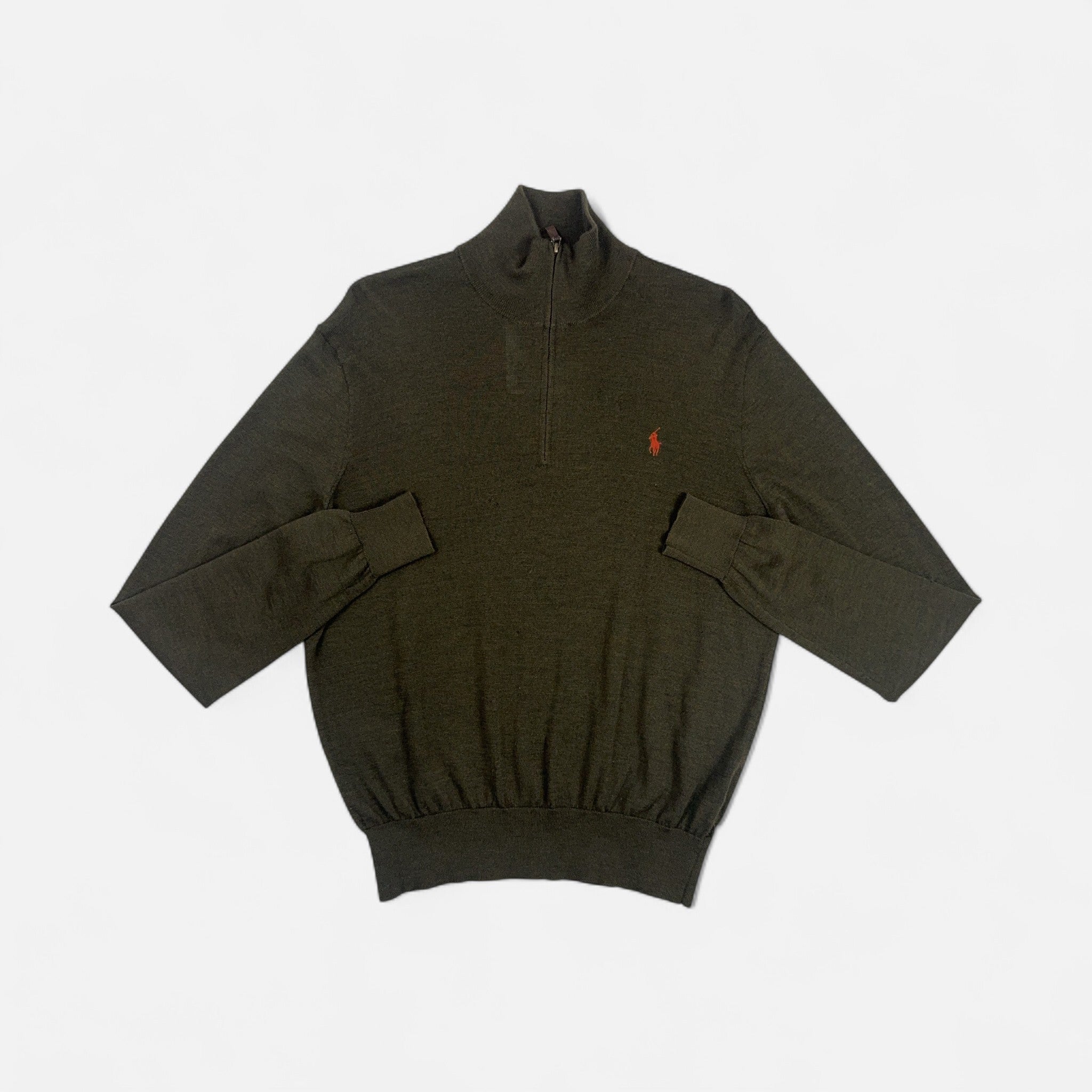 Vintage Polo Ralph Lauren Green 1/4 Zip (L)