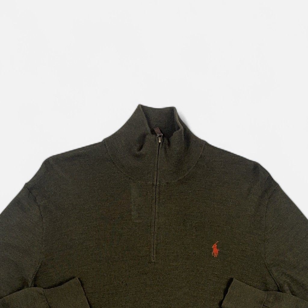 Vintage Polo Ralph Lauren Green 1/4 Zip (L)