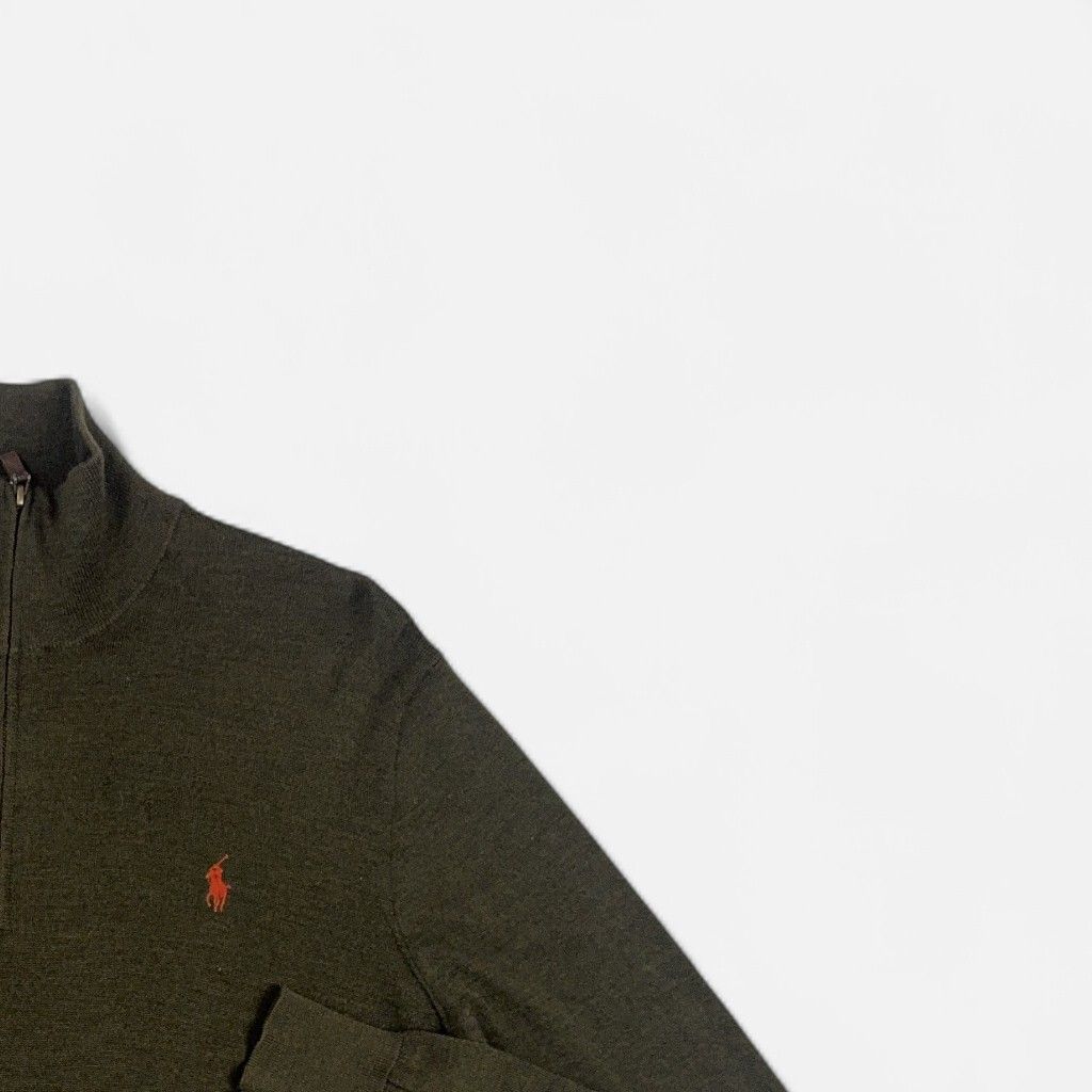 Vintage Polo Ralph Lauren Green 1/4 Zip (L)
