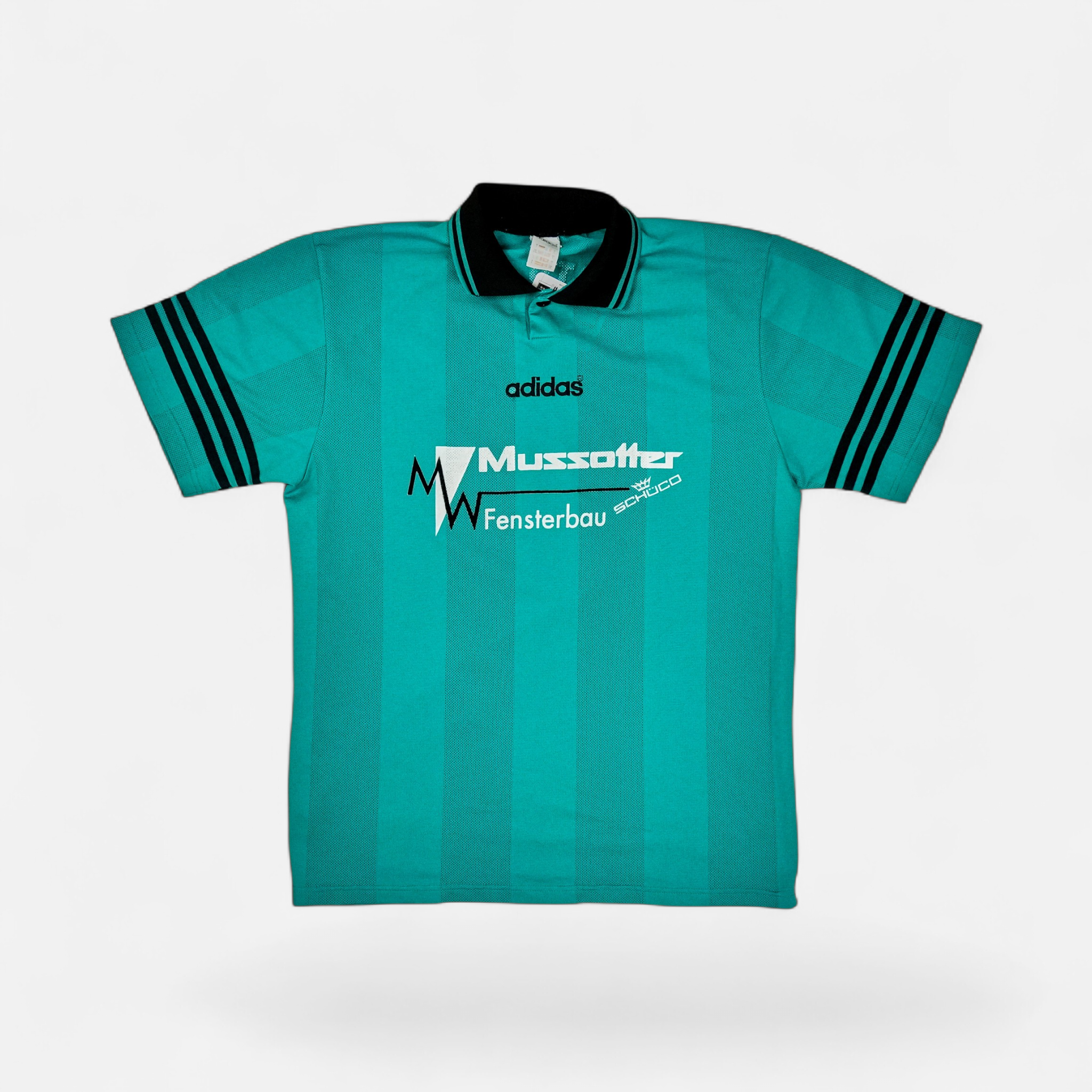 Vintage Adidas Turquoise Football Shirt (L)