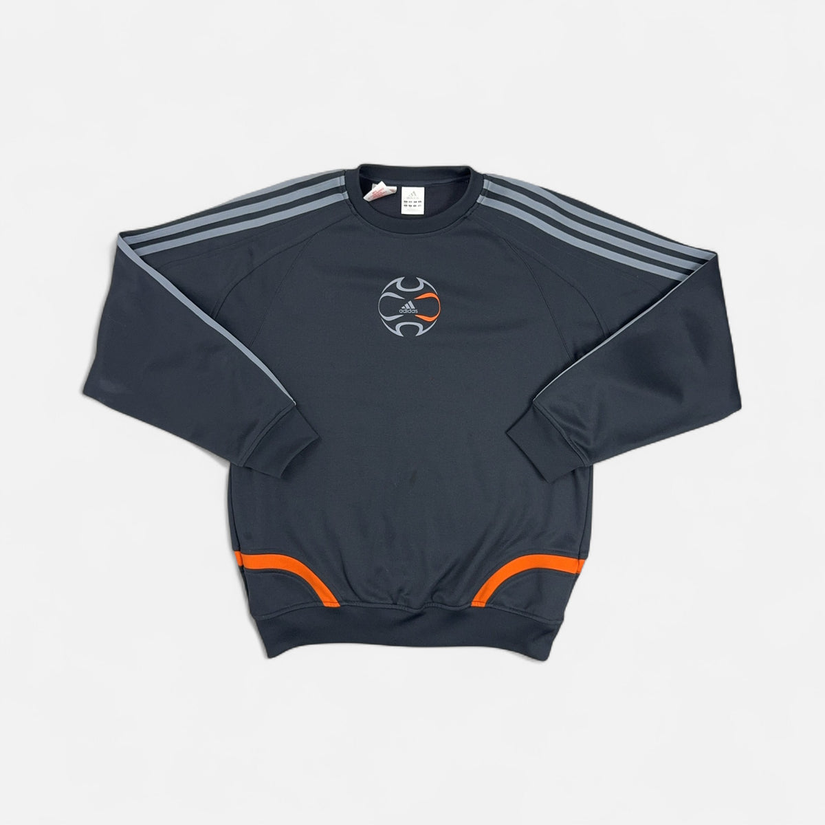 Vintage Adidas Black Sweater (XL)