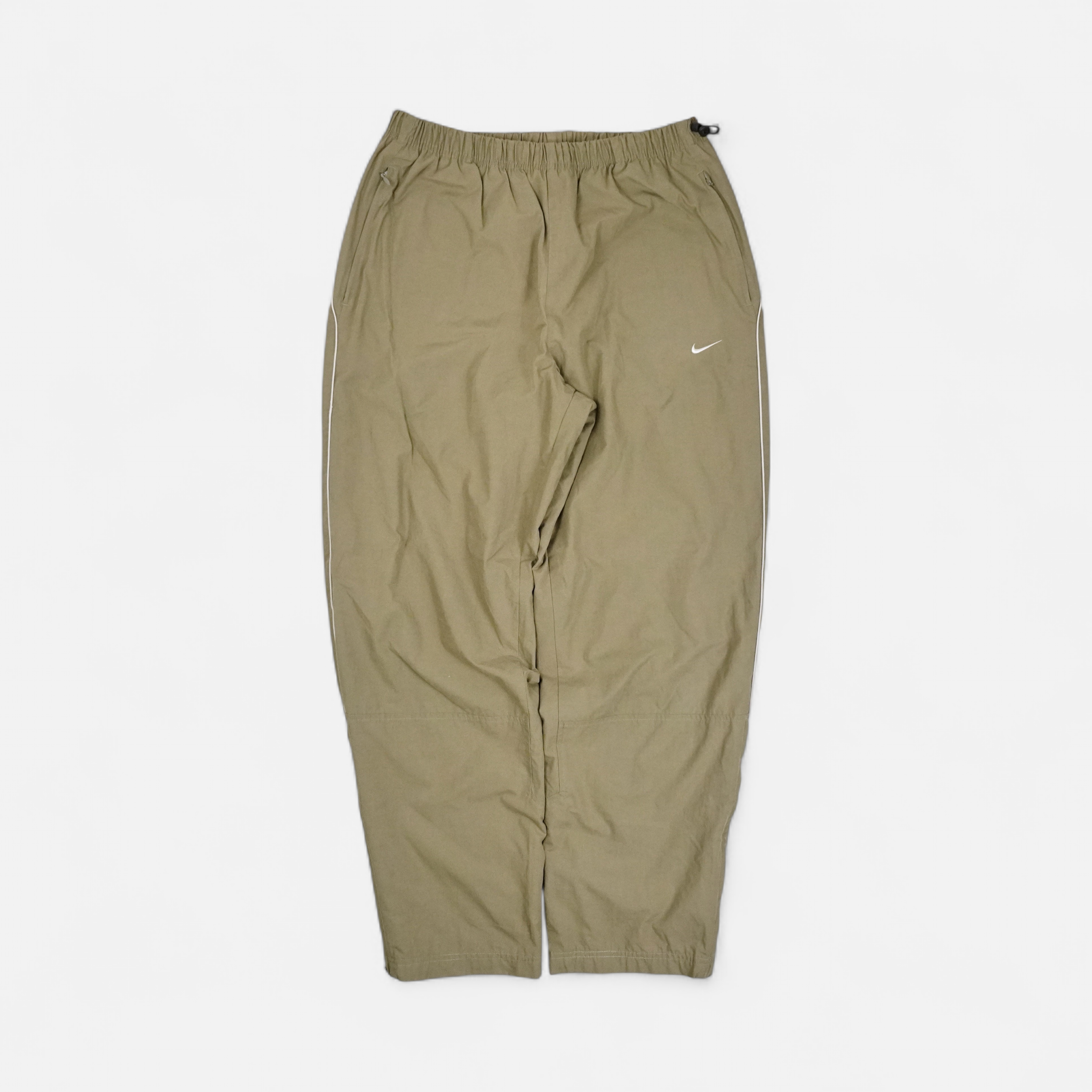 Vintage Nike Beige Tracksuit Bottoms (L)