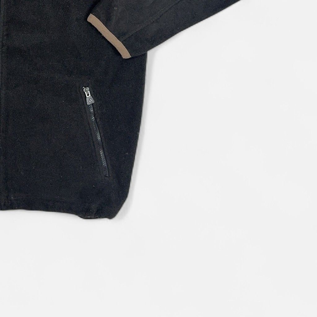 Vintage Adidas Black Zip Up Fleece (L)
