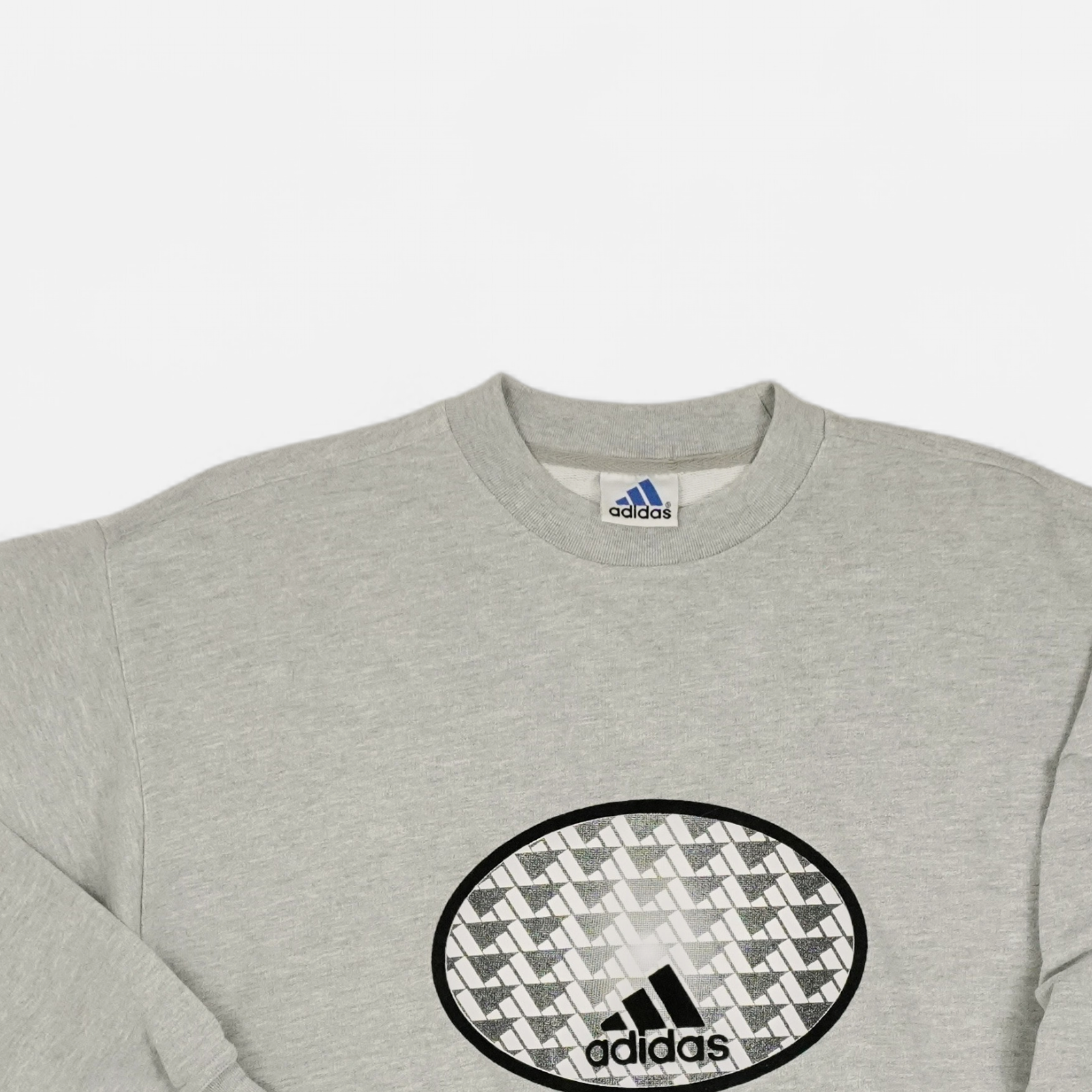 Vintage Adidas Grey Sweatshirt (L)