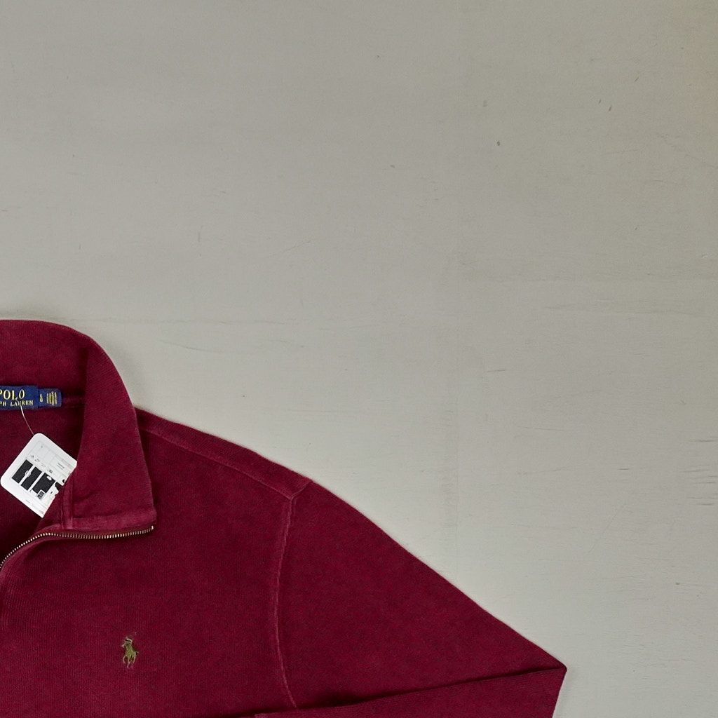 Vintage Polo Ralph Lauren Red 1/4 Zip (L)
