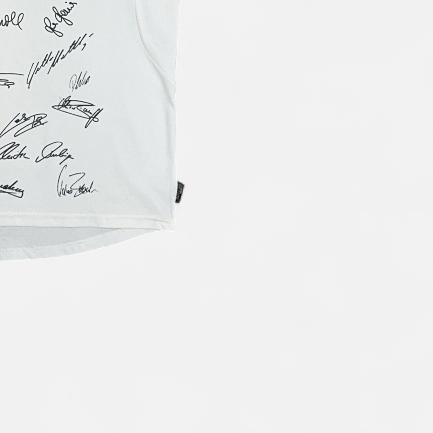 Vintage Adidas White Football Shirt (L)
