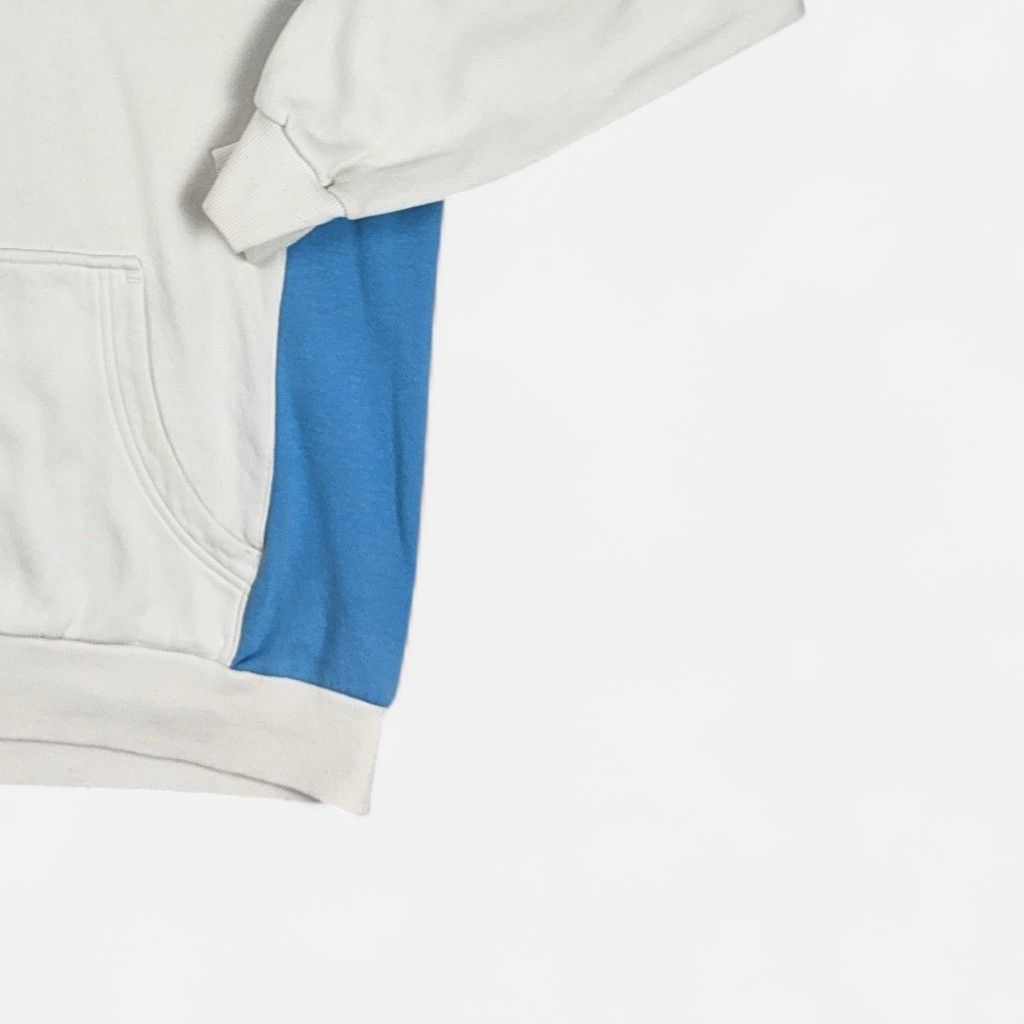 Vintage Adidas White Olympique De Marseille Hoodie (M)