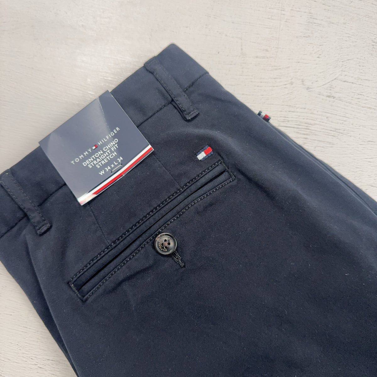 Vintage Tommy Hilfiger Blue Trousers (34 X 34)