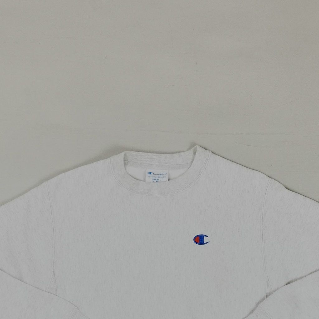 Vintage Champion White Sweatshirt (S)