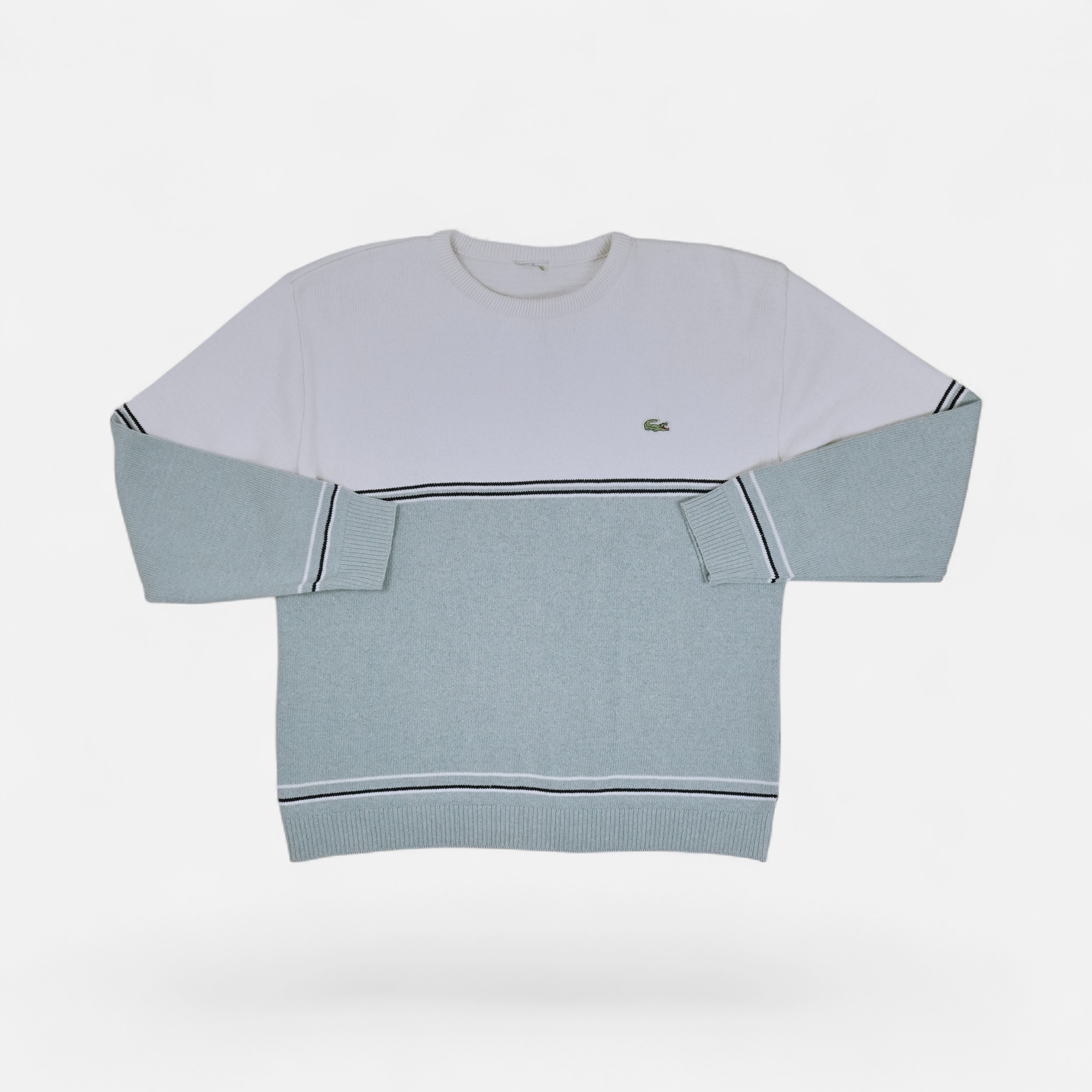 Vintage Lacoste Multicoloured Knit Jumper (L)