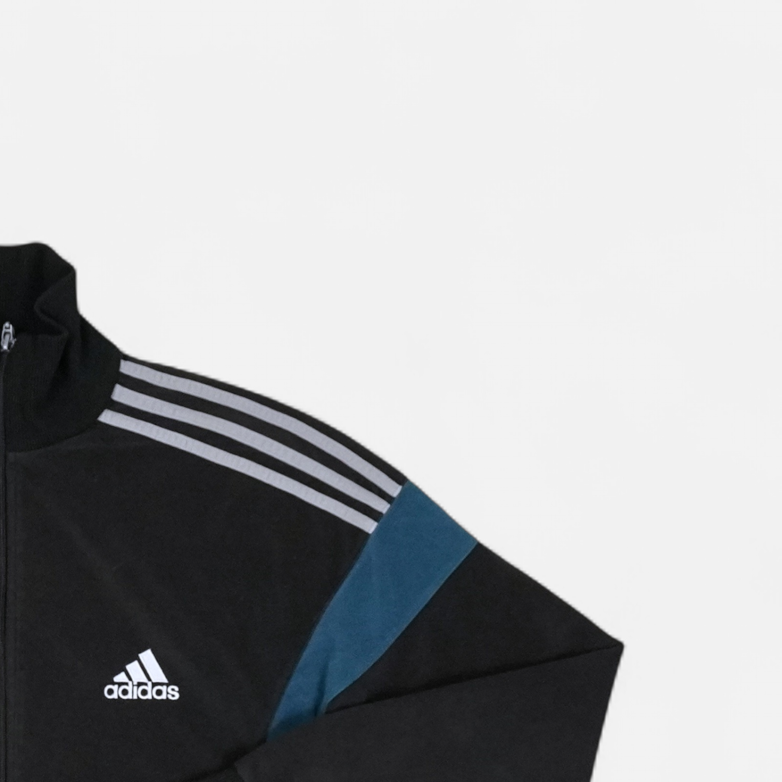Vintage Adidas Black Trackjacket (L)