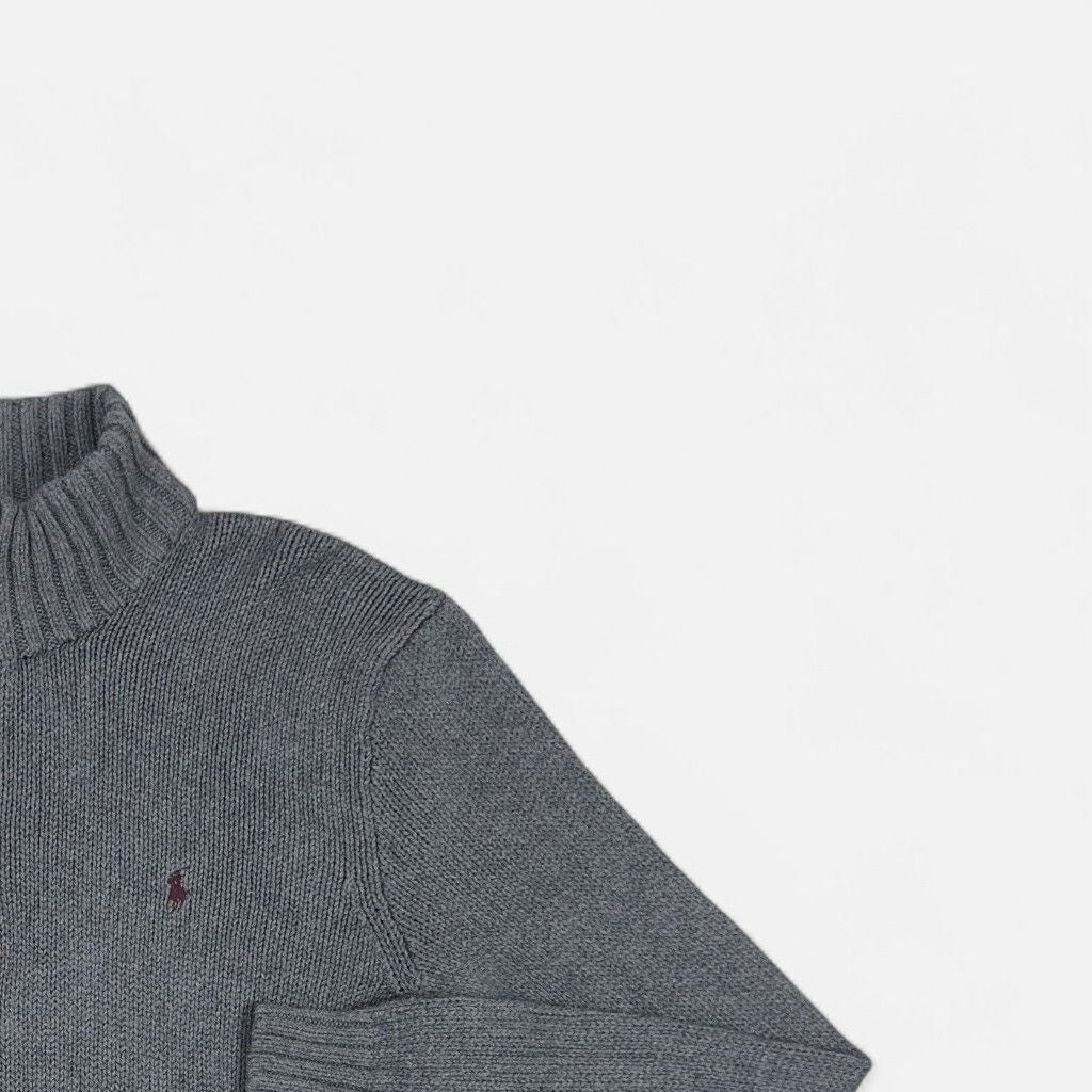 Vintage Polo By Ralph Lauren Grey 1/4 Zip (XL)