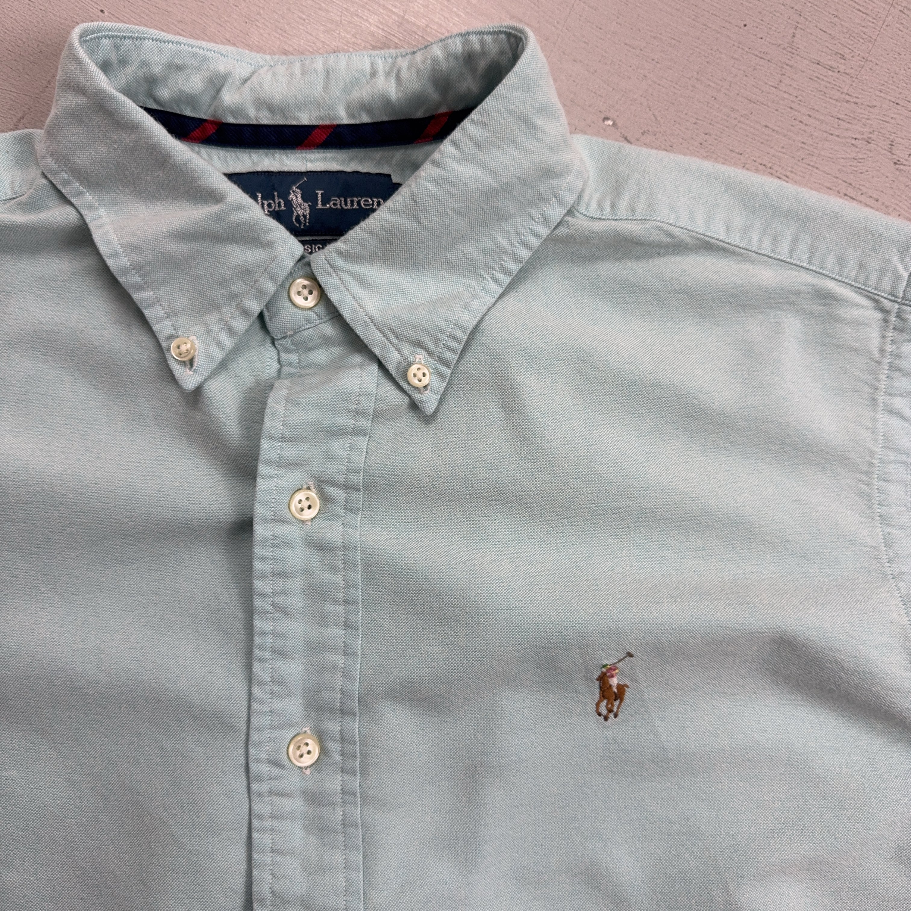 Vintage Ralph Lauren Blue Shirt (L)