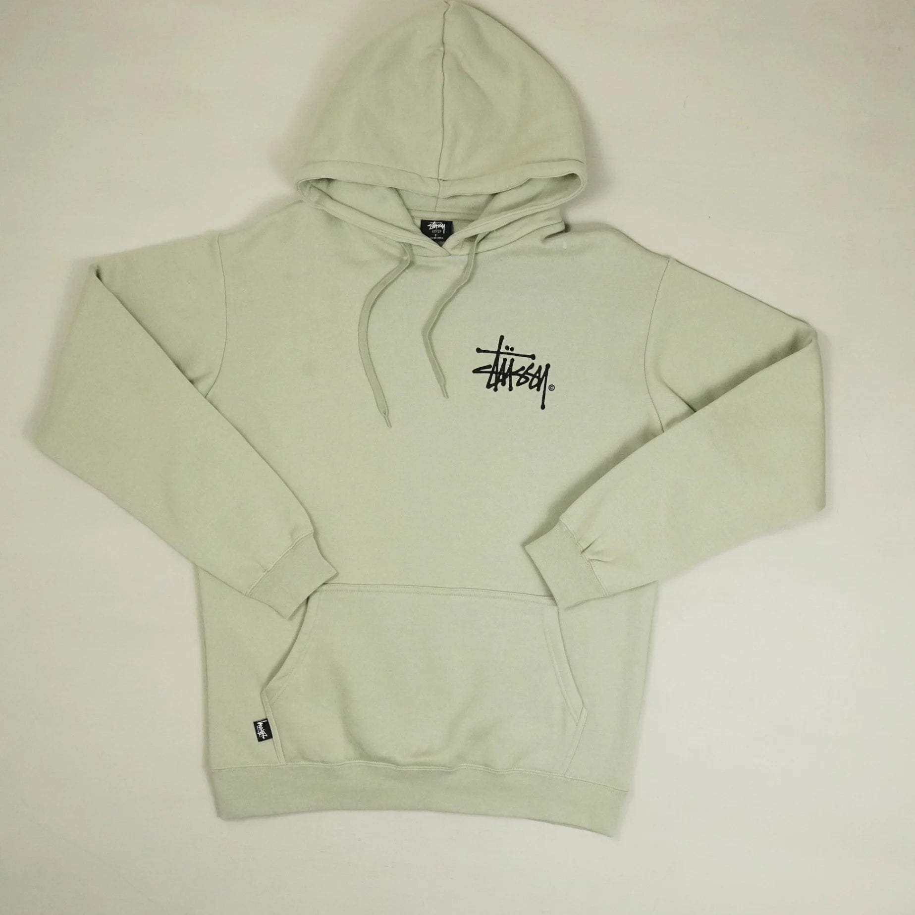 Stüssy Pale Pastel Green Stüssy Hoodie