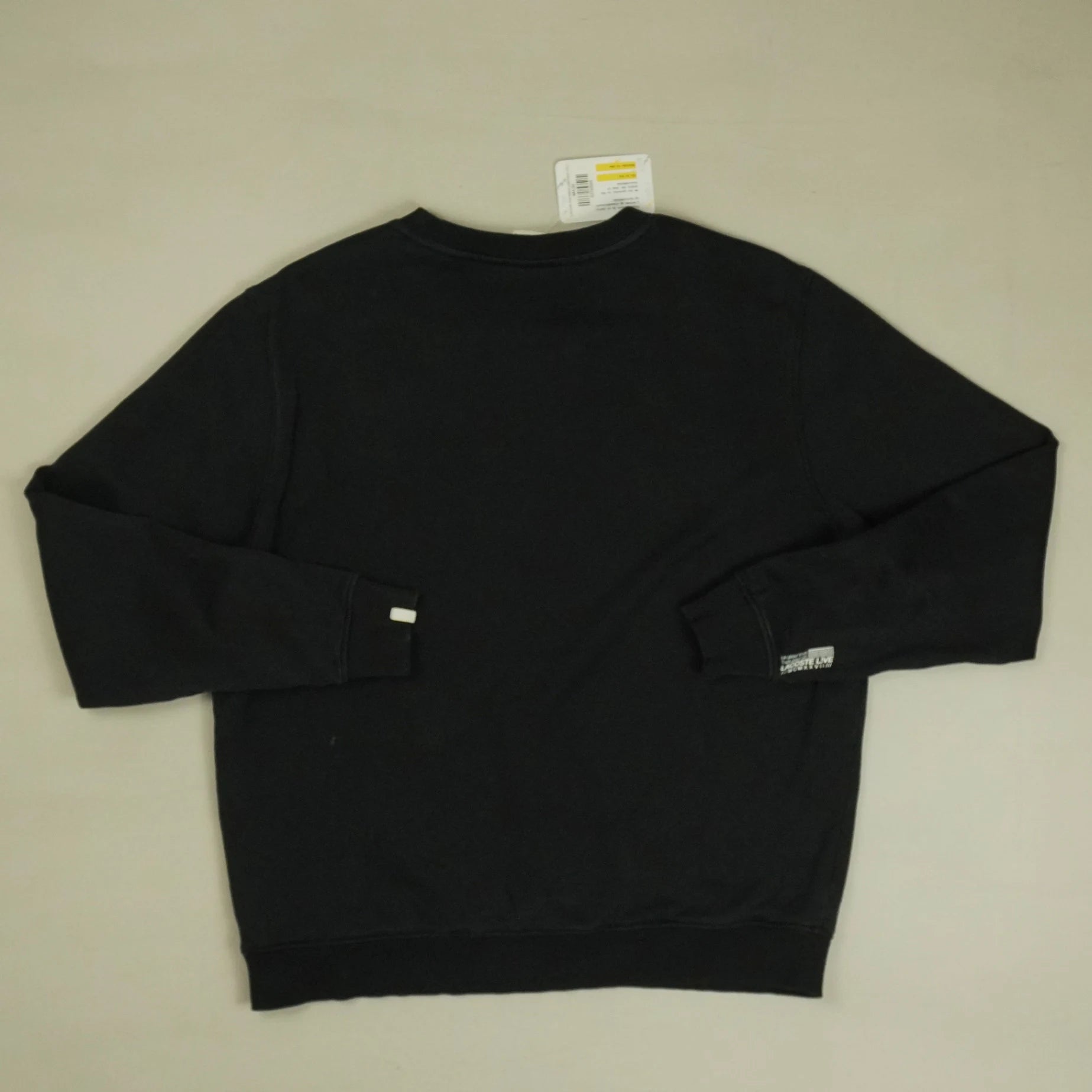 Vintage Lacoste Black Sweatshirt (L)