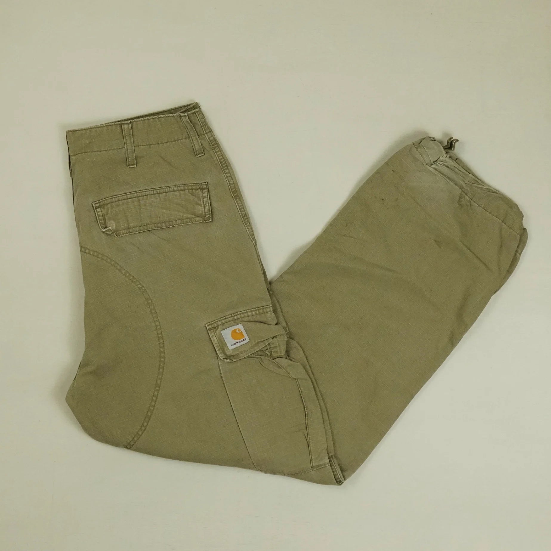 Vintage Carhartt Beige Pants (30 X 32)
