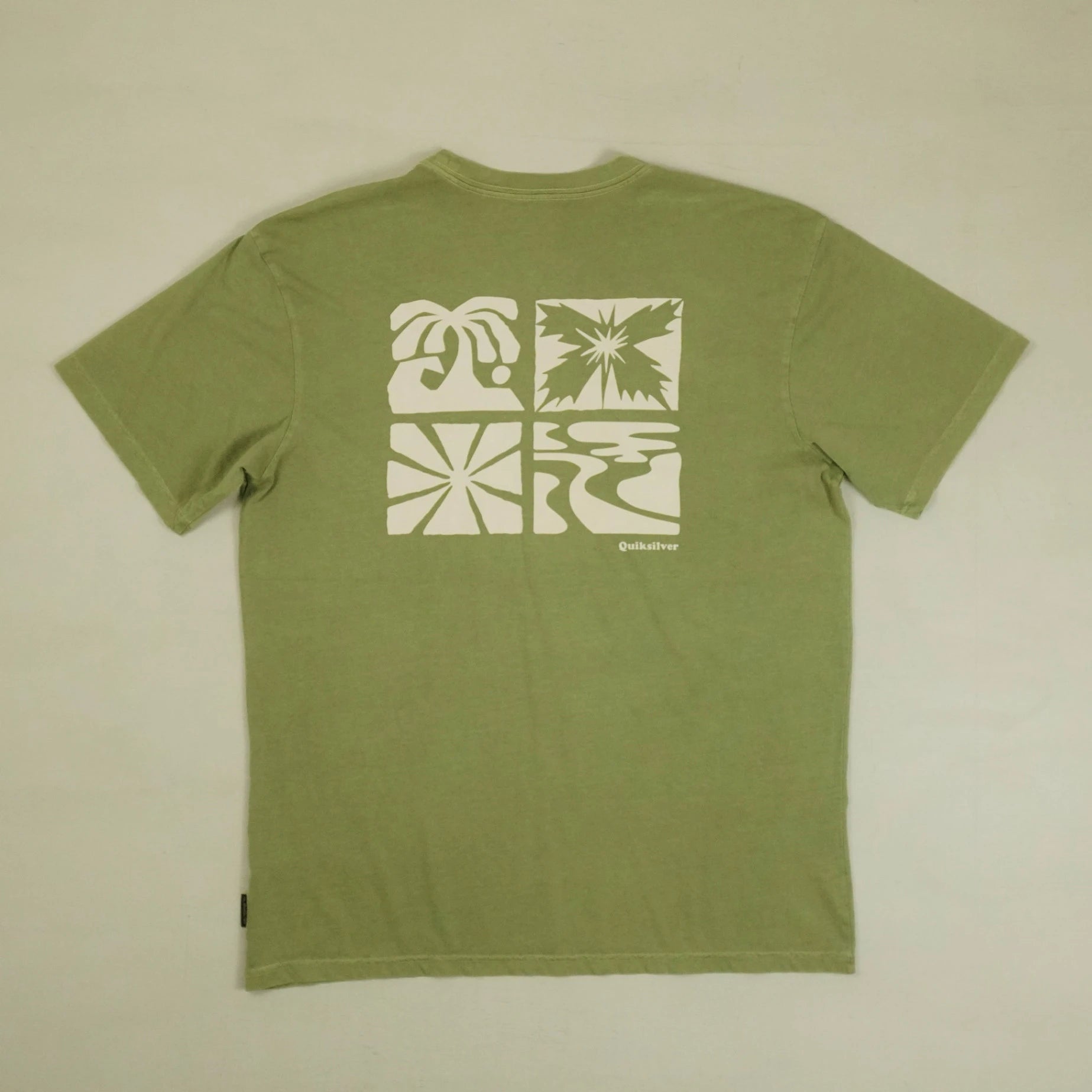 Vintage Quicksilver Green T-shirt (L)