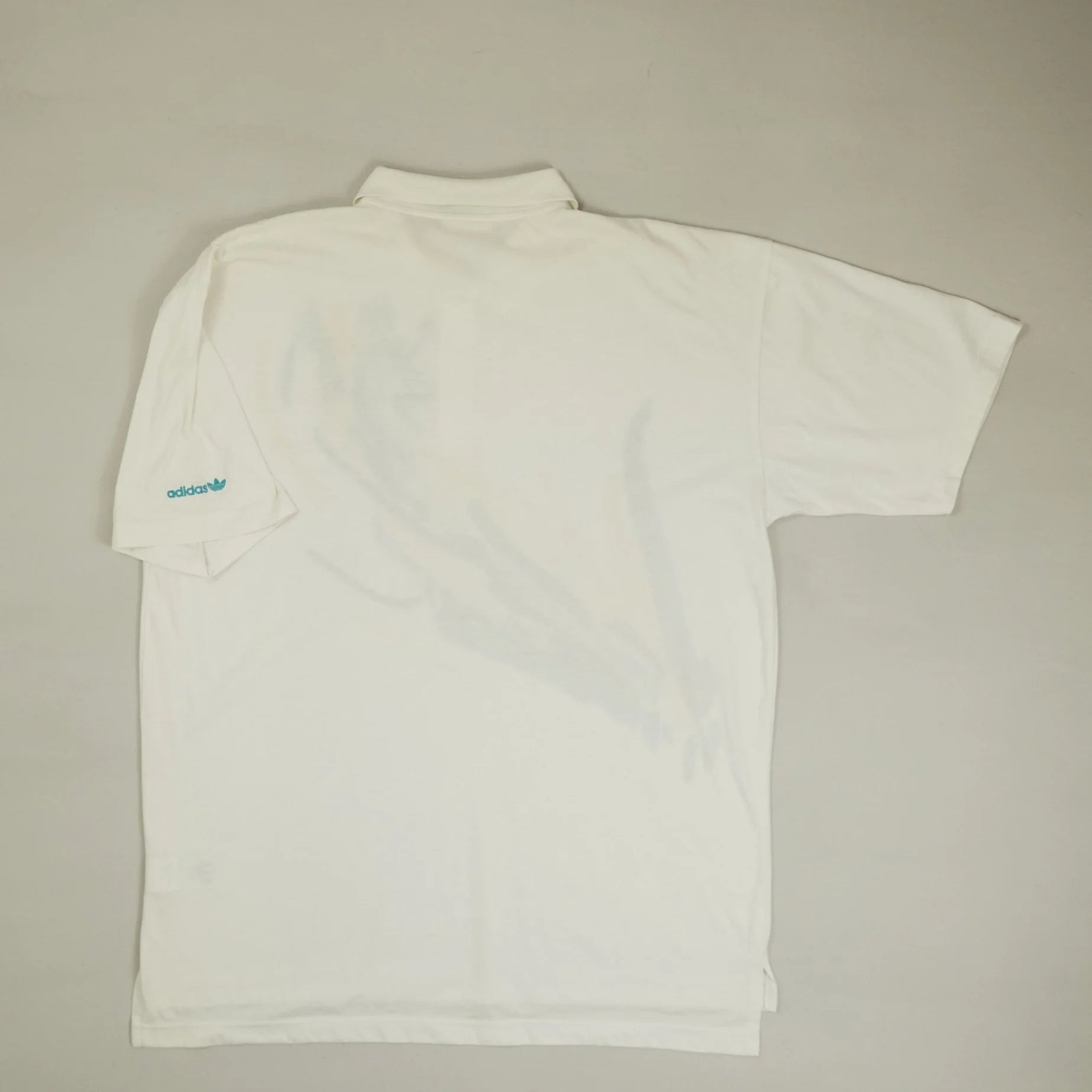 Adidas Vintage Abstract Polo Shirt (XL)