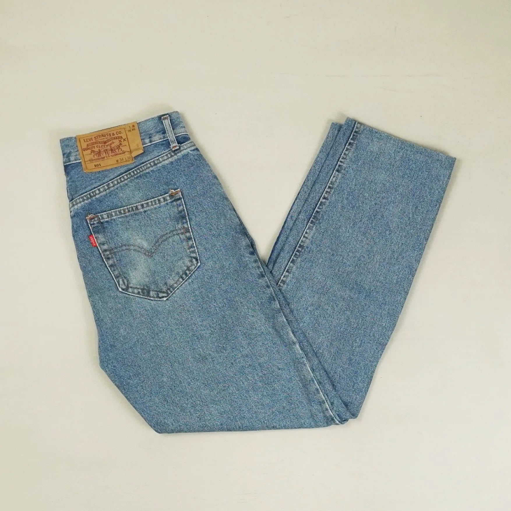 Levi's 501s Blue Trousers (28 X 28)