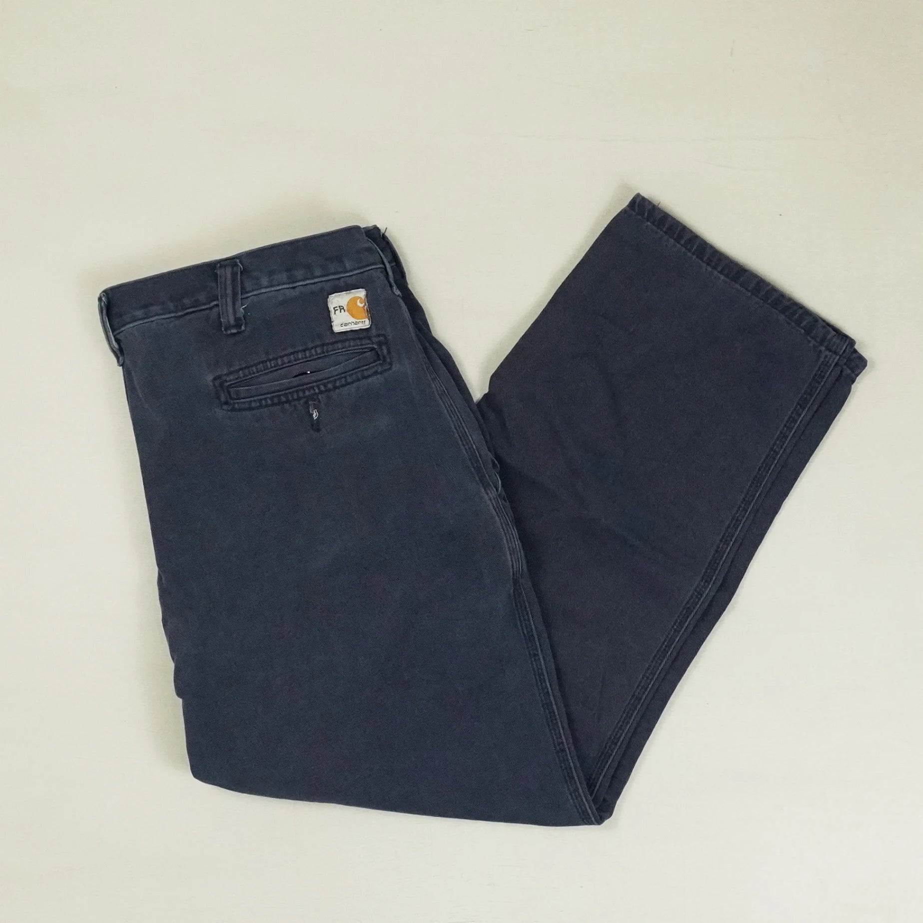 Vintage Navy Carhartt Trousers (36 X 30)