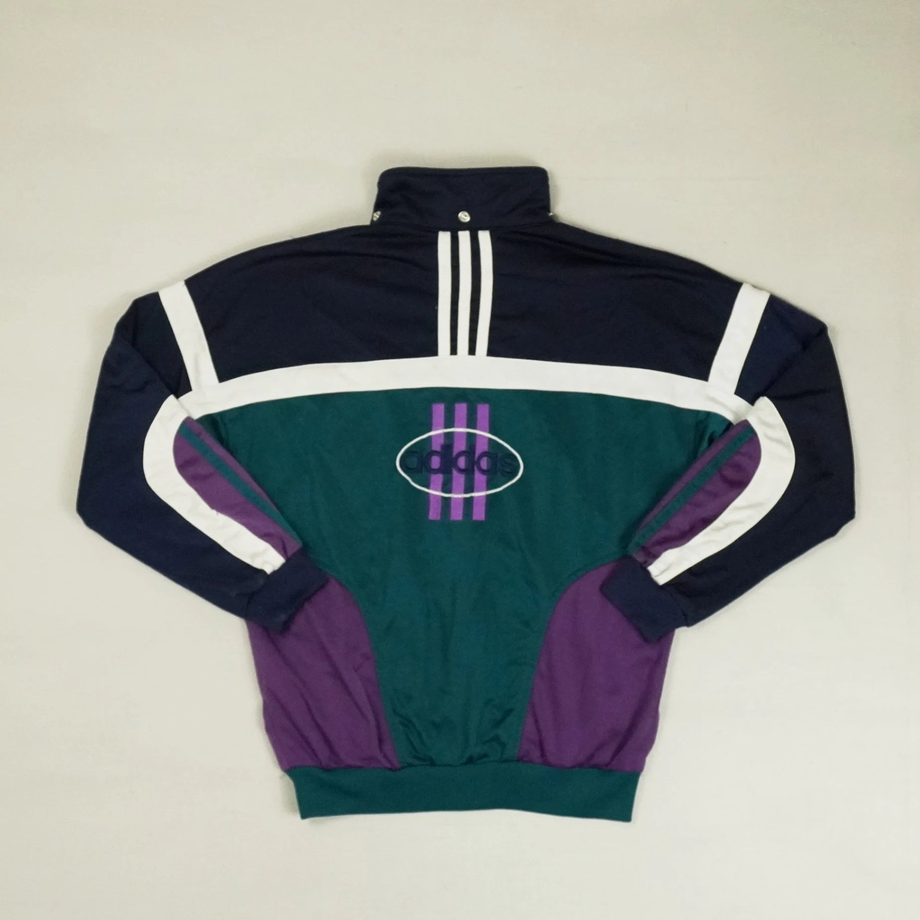 Vintage Adidas Green Trackjacket (XS)