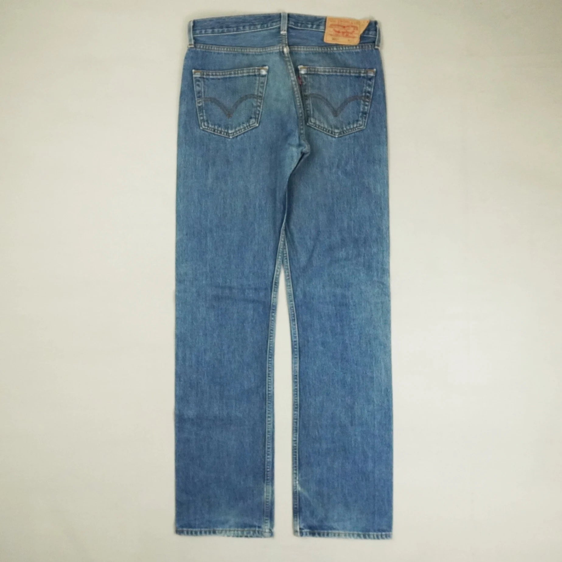 Vintage Blue Levis Trousers (32 X 36)
