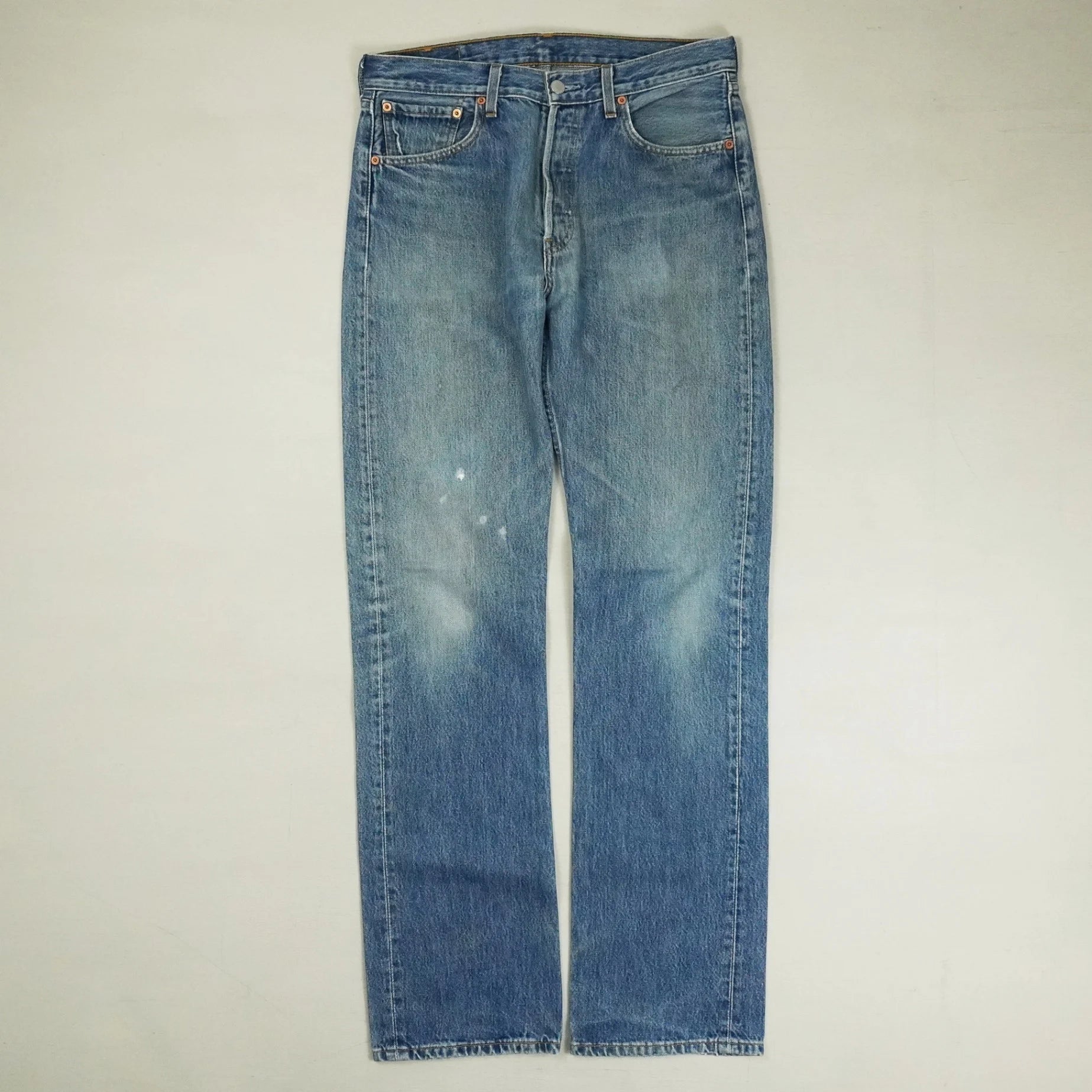 Vintage Blue Levis Trousers (32 X 36)