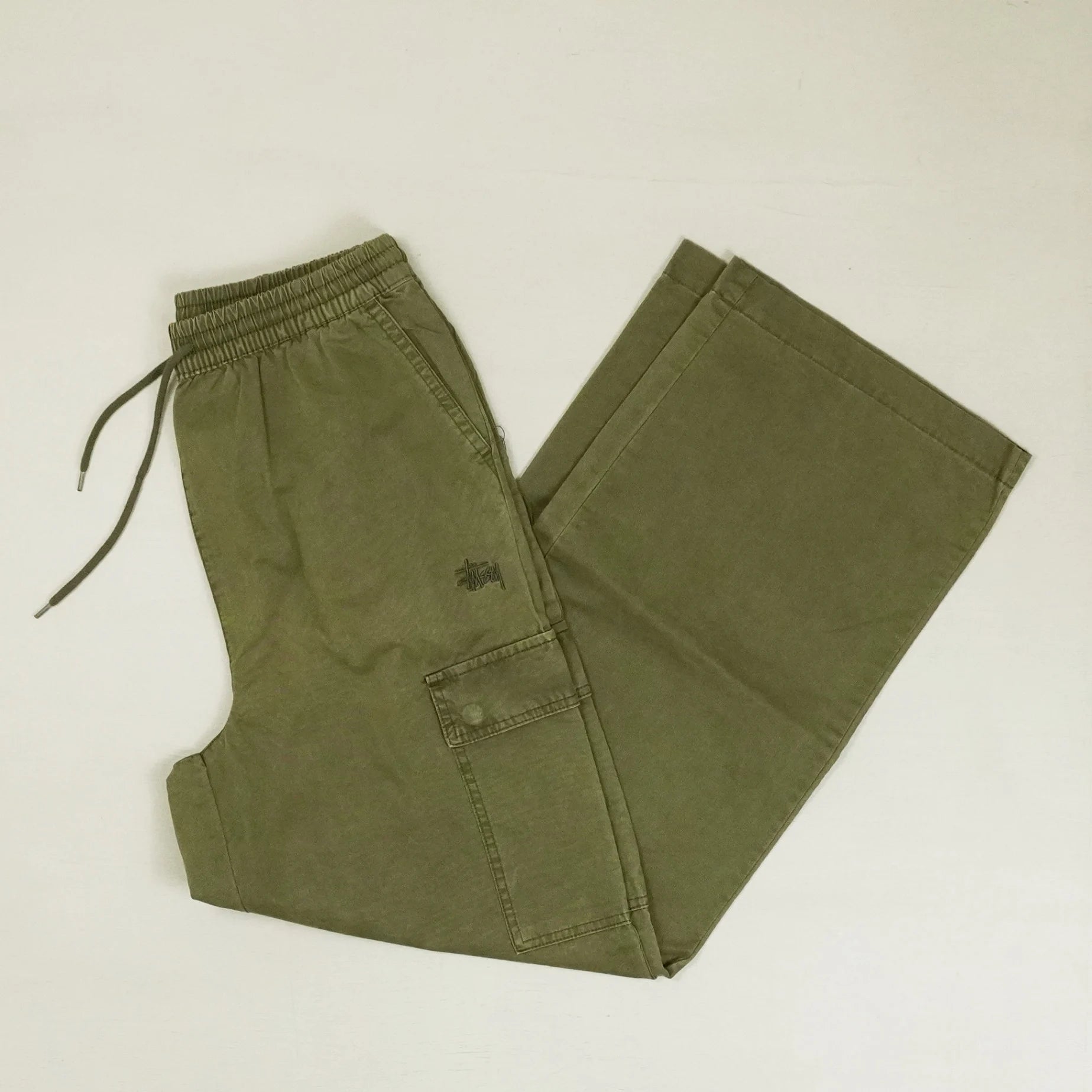 Stussy Green Womens Cargo Trousers ( 8 )