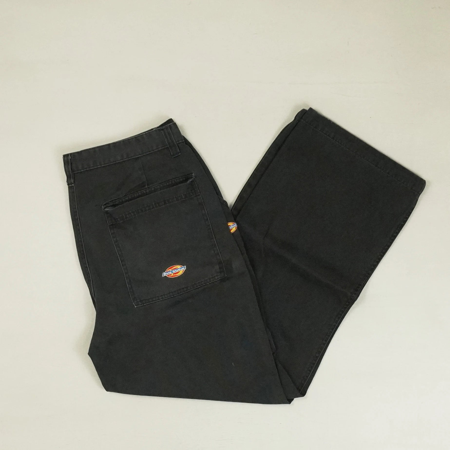 Vintage Doop Of Wisdom Black Trousers (32 X 29 )