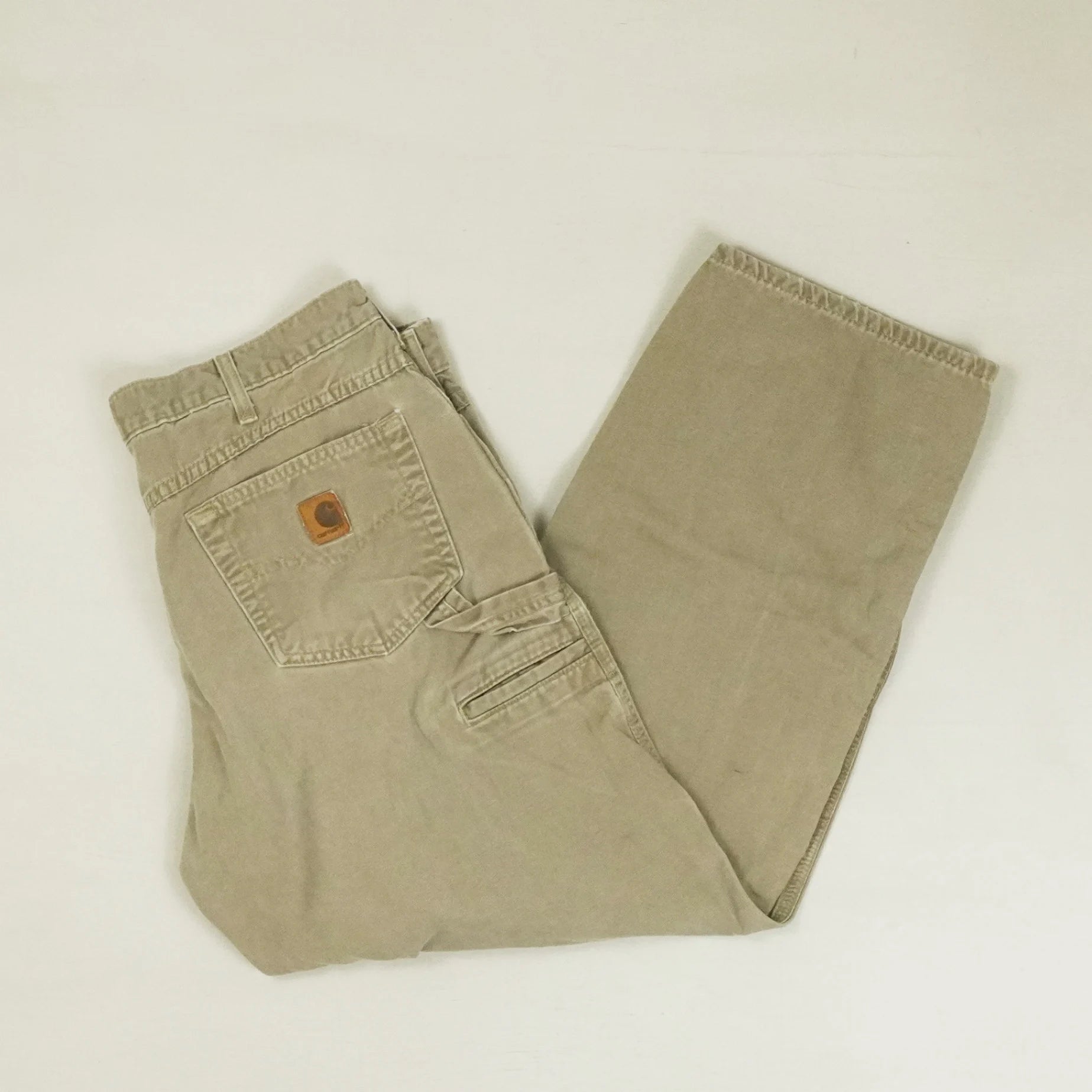 Vintage Beige Carhartt Trousers (36 X 30)