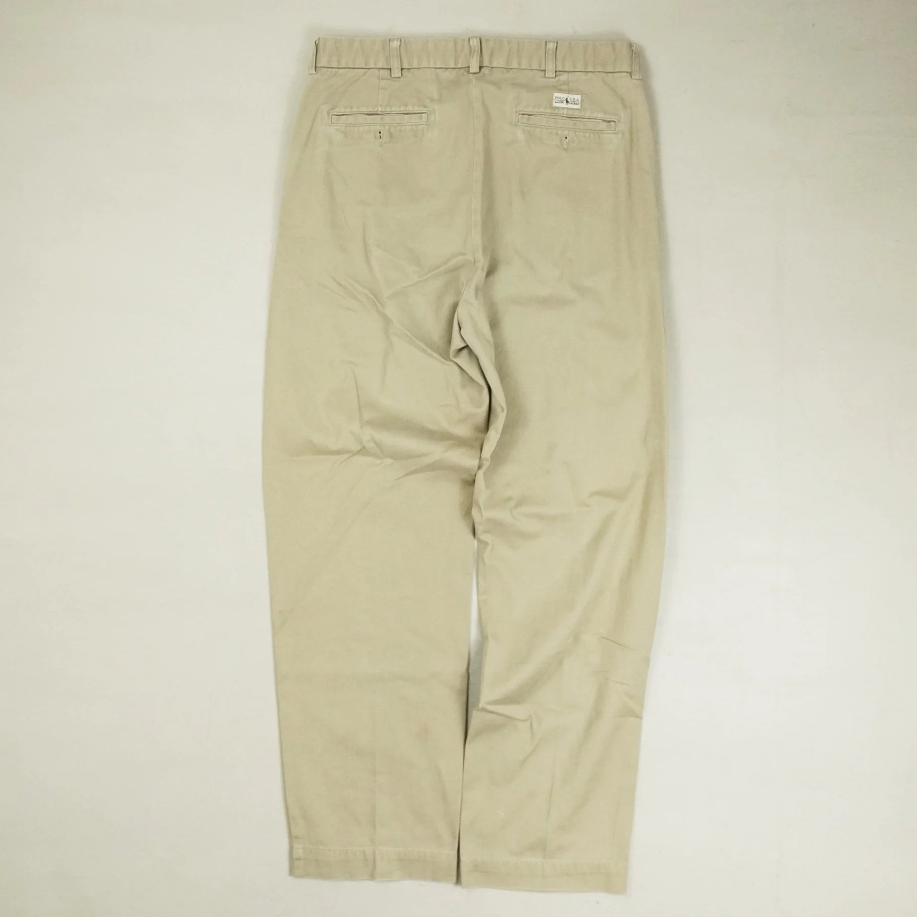 Vintage Beige Ralph Lauren Trousers (32 X 30)