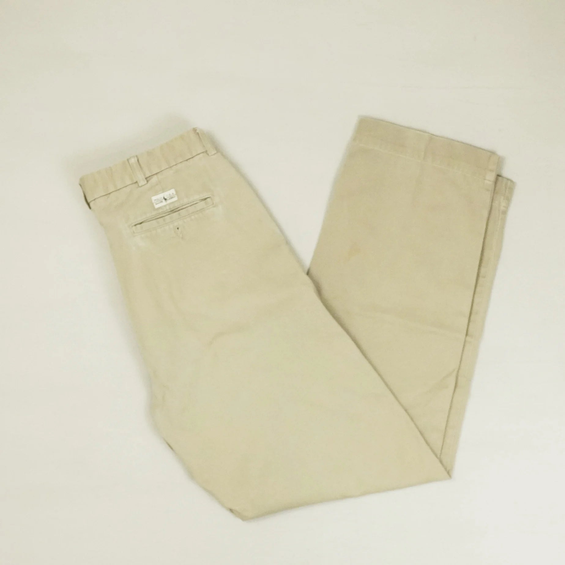 Vintage Beige Ralph Lauren Trousers (32 X 30)