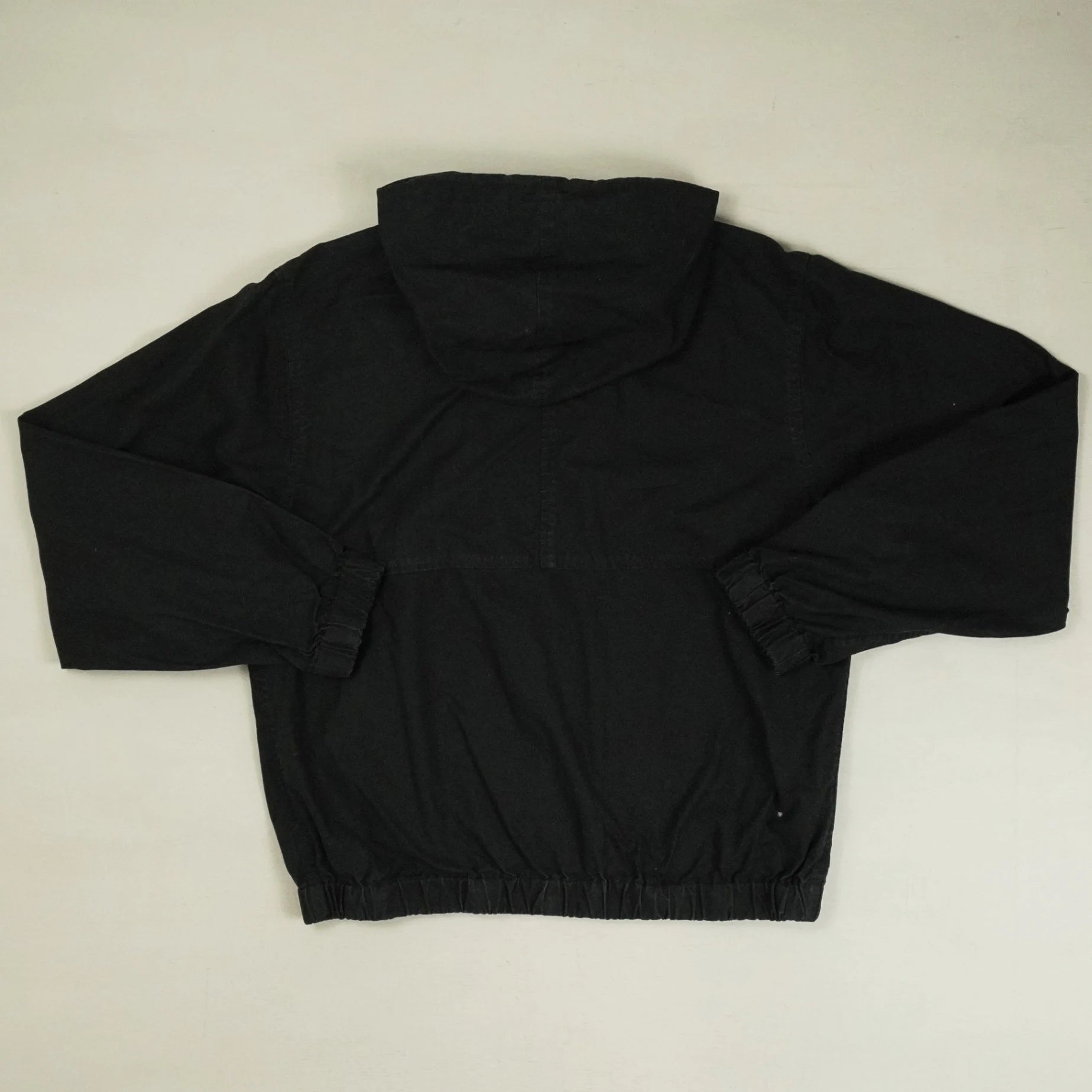 Vintage Stussy Black Hooded Jacket (M)