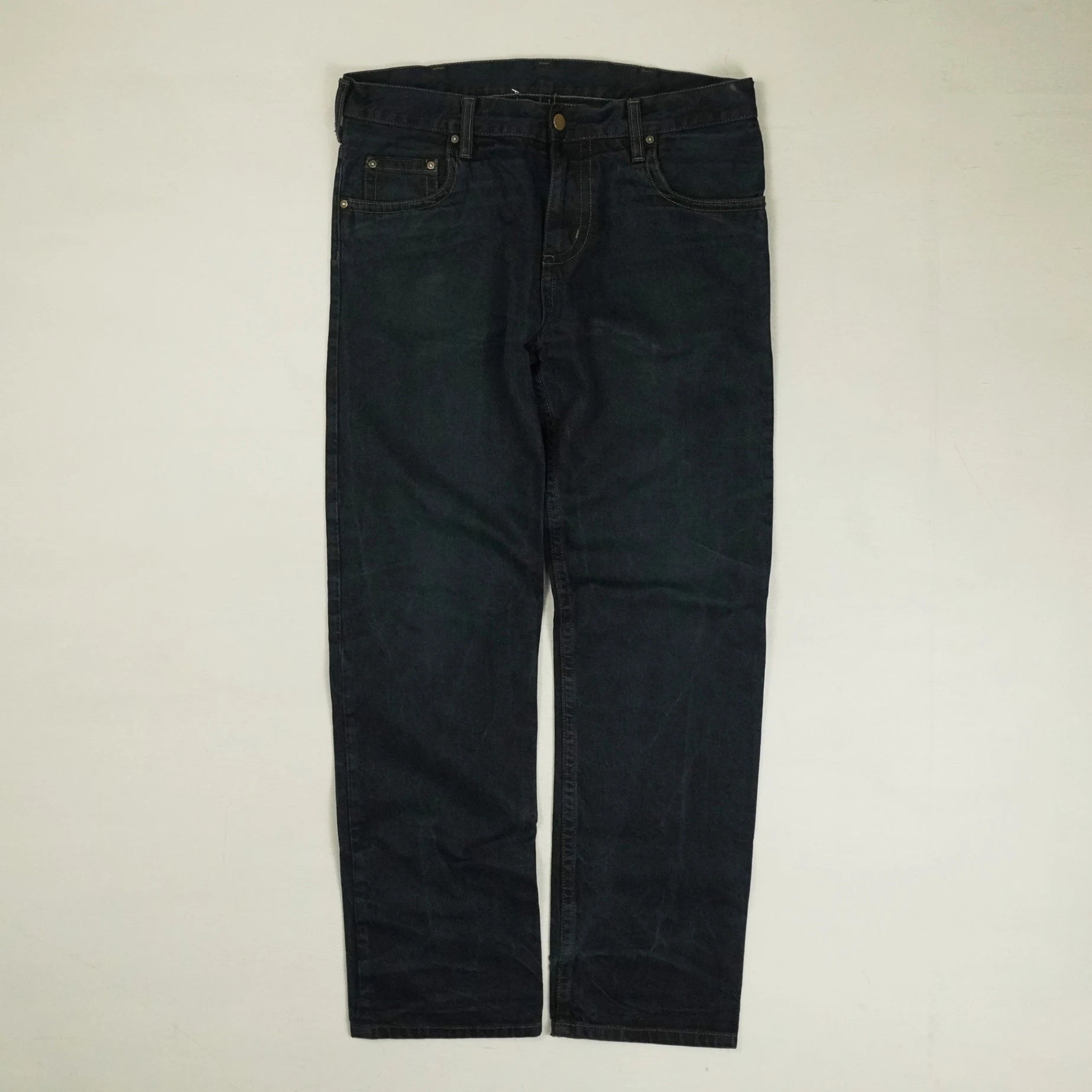 Vintage Black Carhartt Trousers (32 X 30)