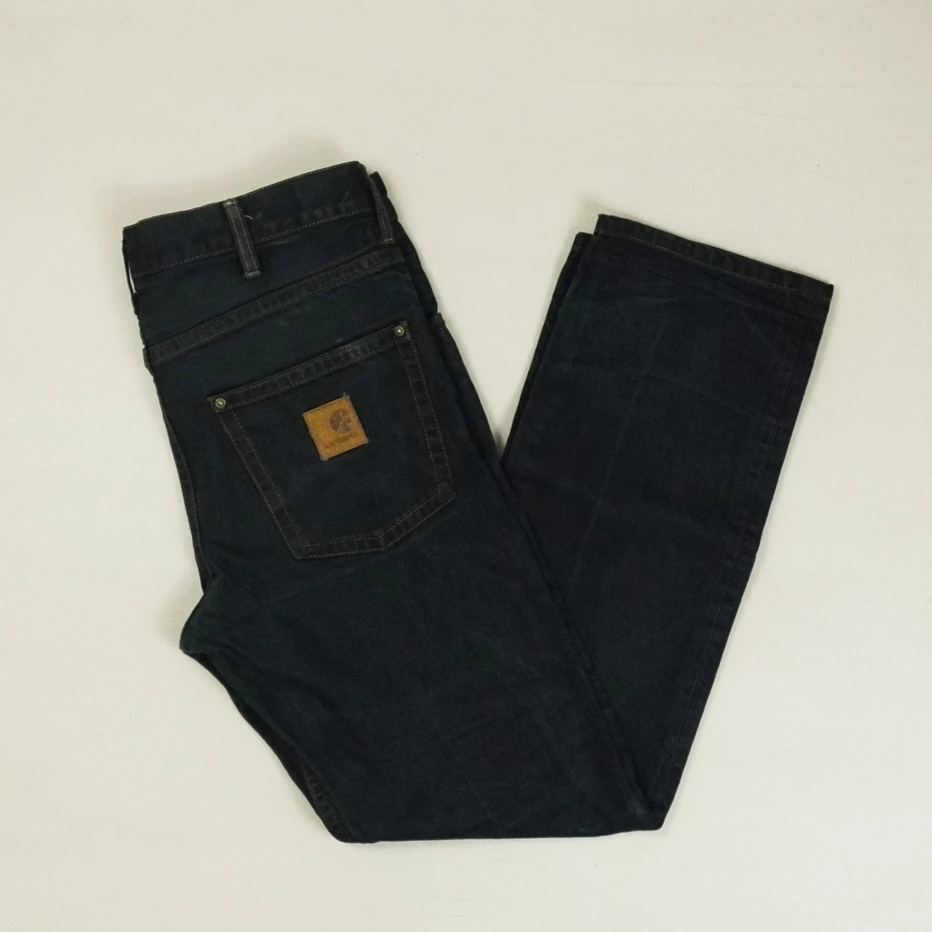 Vintage Black Carhartt Trousers (32 X 30)