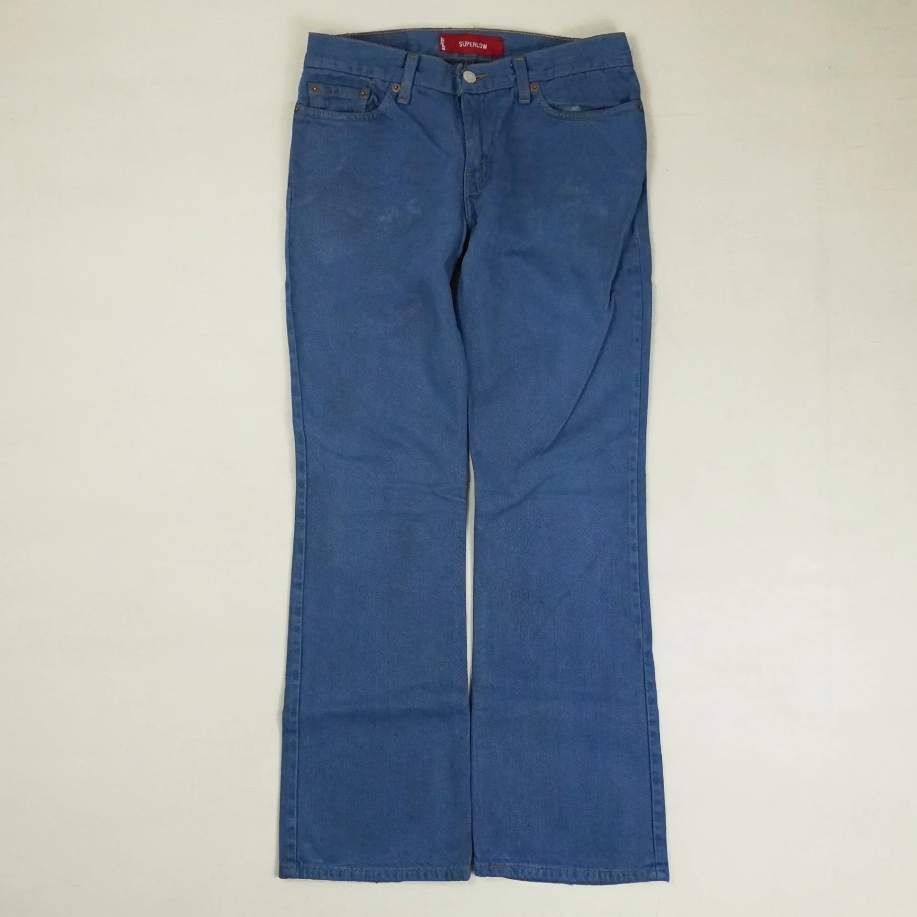 Vintage Navy Levis 501"s Trousers (30 X 30)