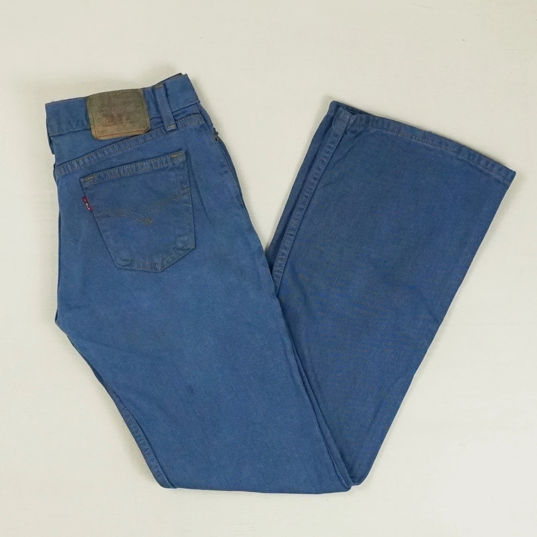 Vintage Navy Levis 501"s Trousers (30 X 30)