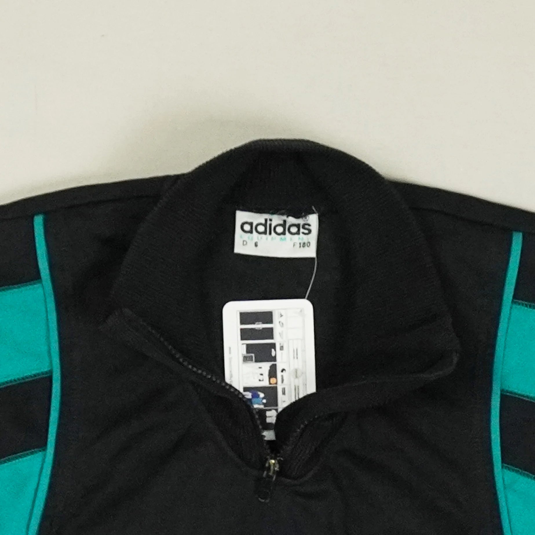 Vintage Adidas Equipment Black Trackjacket (XL)