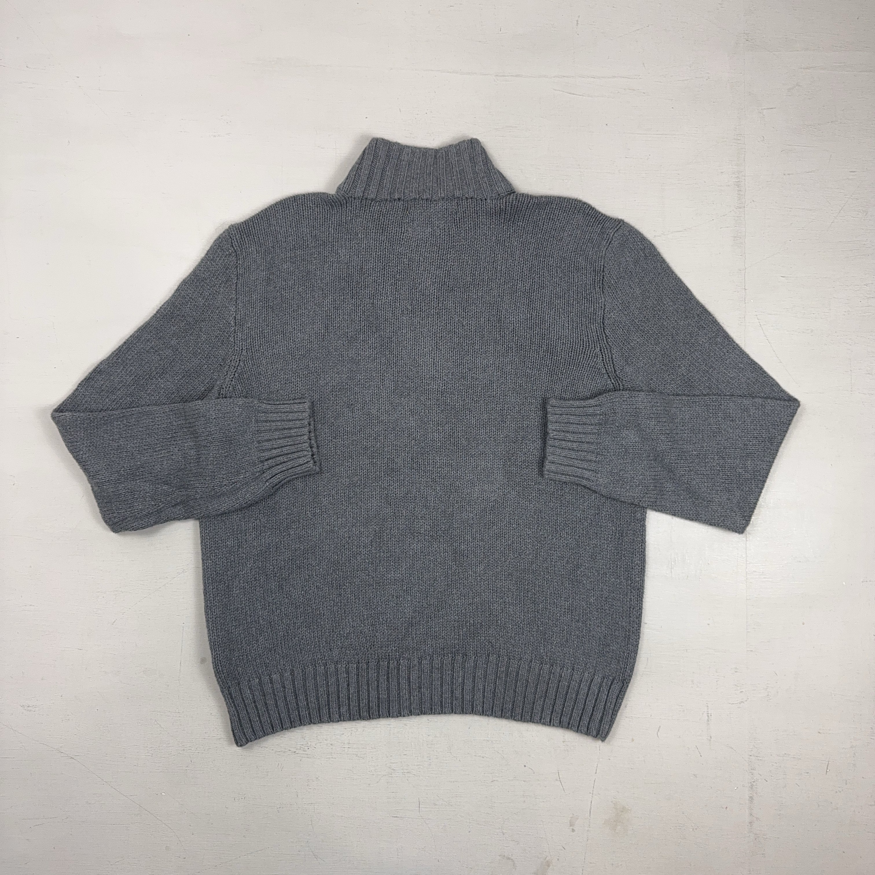 Vintage Polo By Ralph Lauren Grey 1/4 Zip (XL)