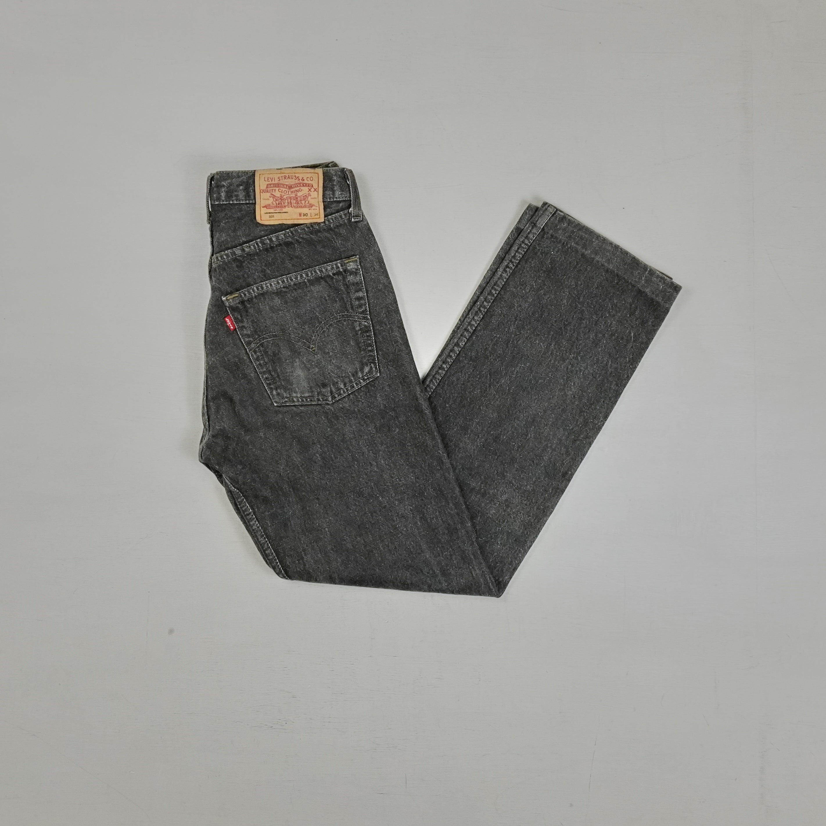 Vintage Levi Strauss & Co. Grey Jeans (W30 L34)