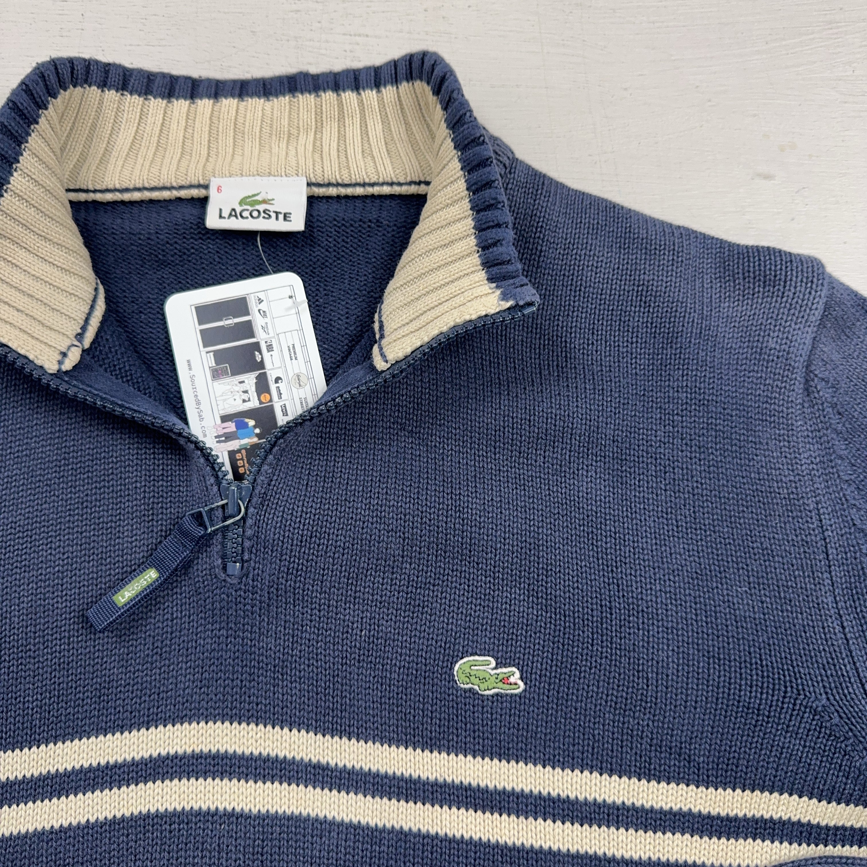 Vintage Lacoste Blue 1/4 Zip (M)