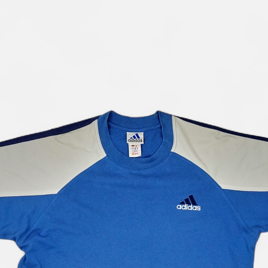 Vintage Adidas Blue T-shirt (L)