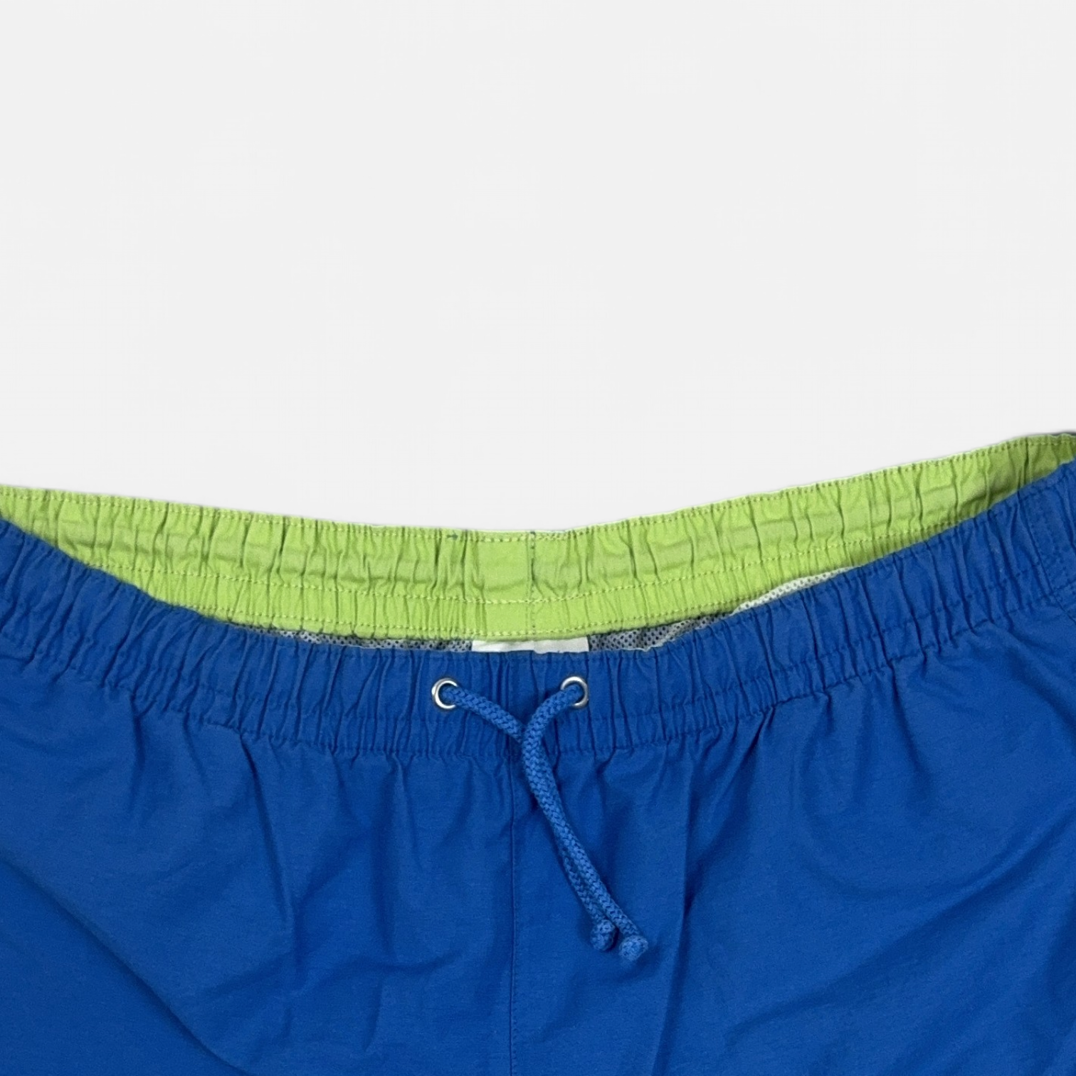 Vintage Lacoste Blue Shorts (S) detail
