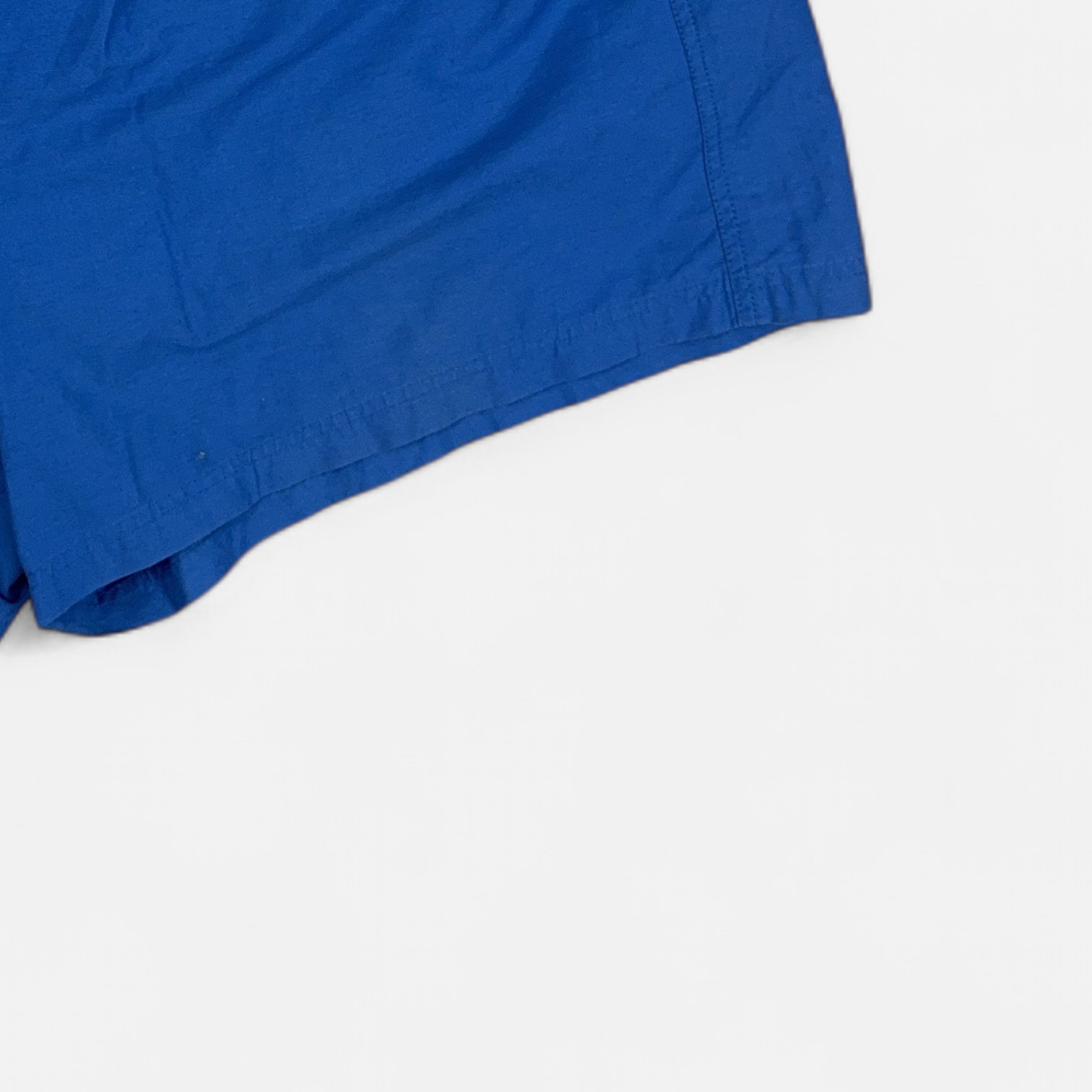 Vintage Lacoste Blue Shorts (S) detail