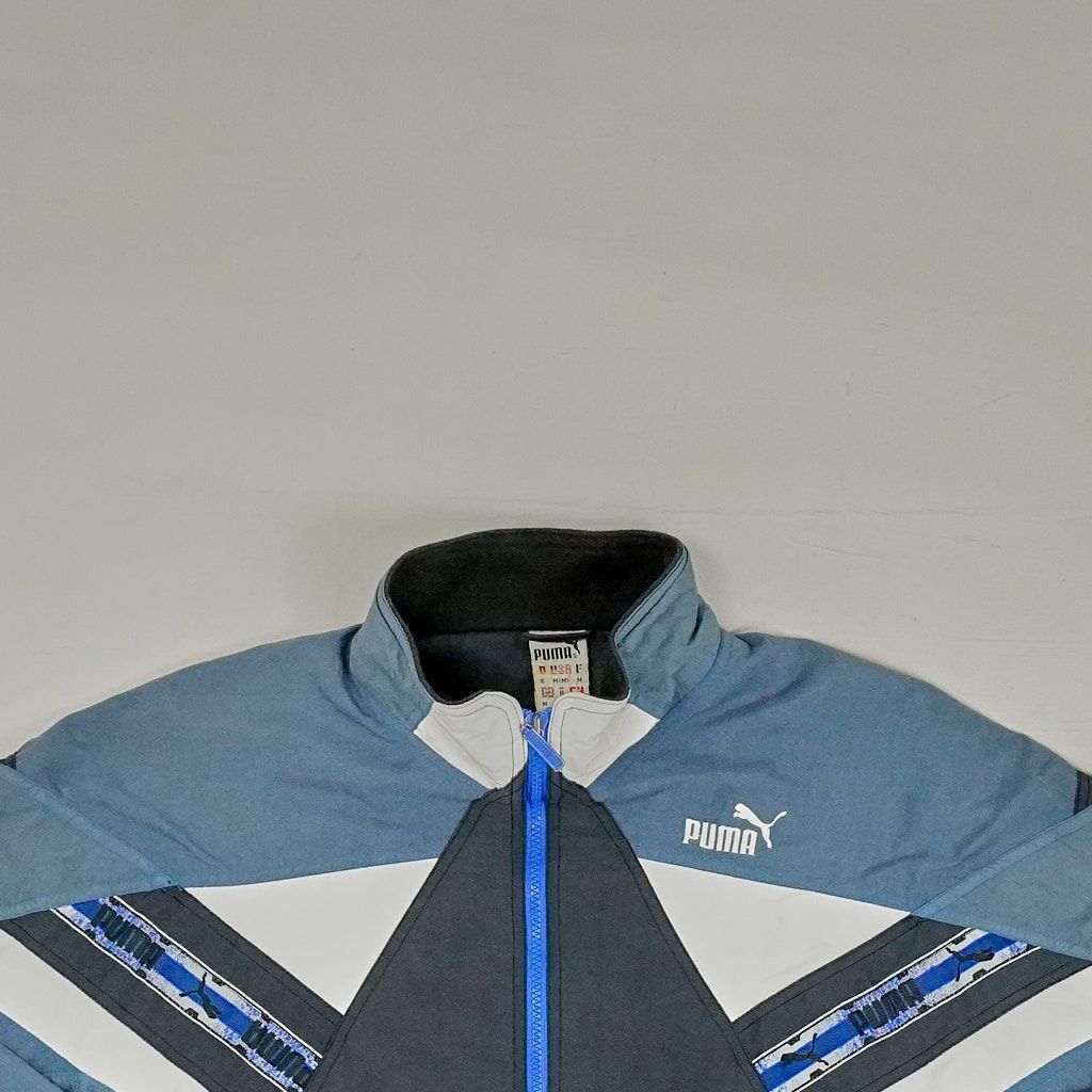 Vintage Puma Blue Trackjacket (M)