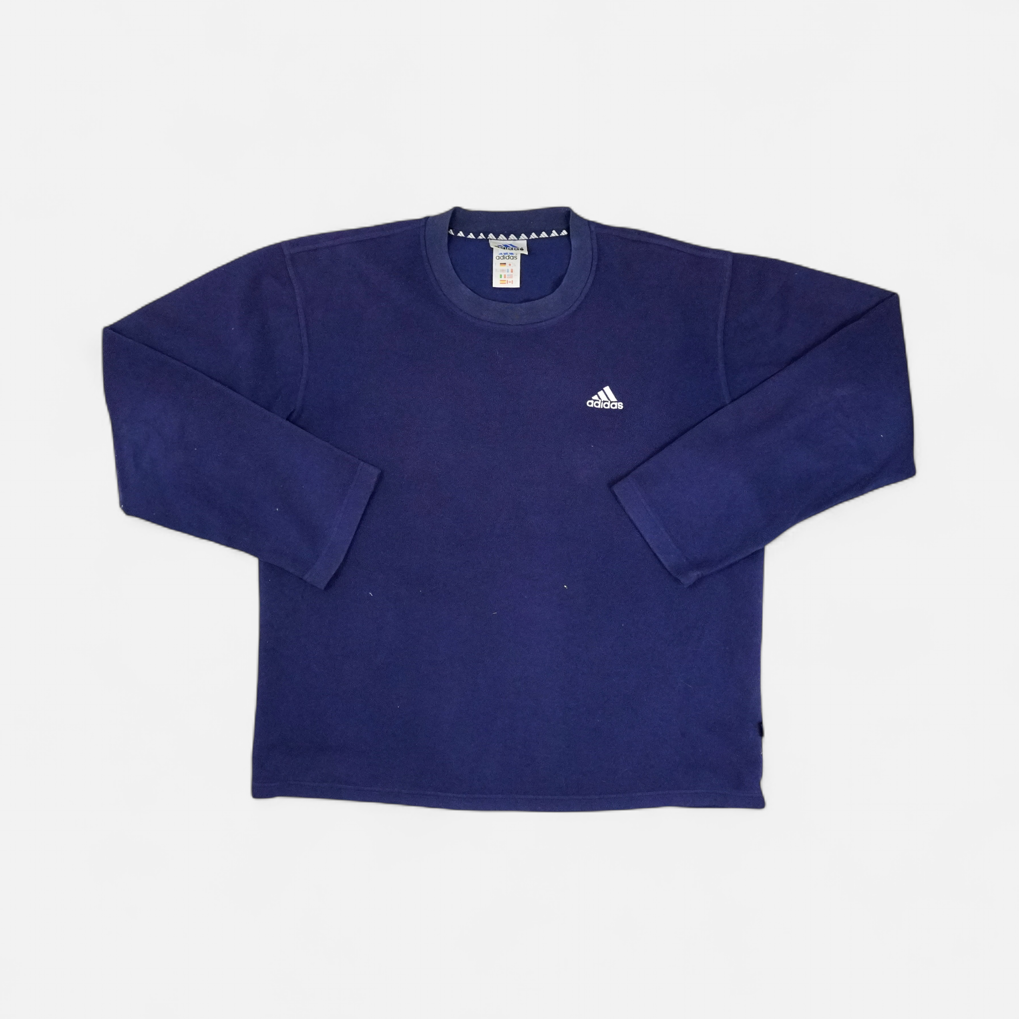 Vintage Adidas Blue Sweatshirt (L)