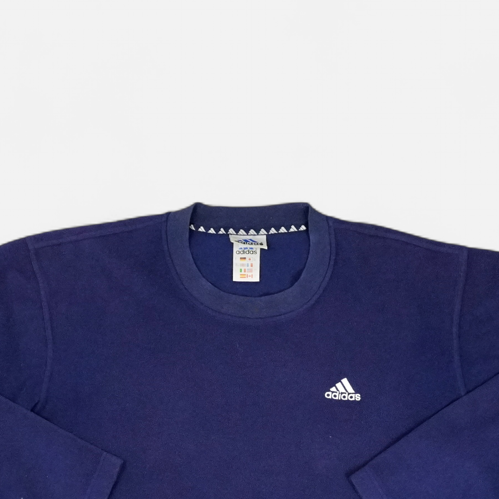 Vintage Adidas Blue Sweatshirt (L)